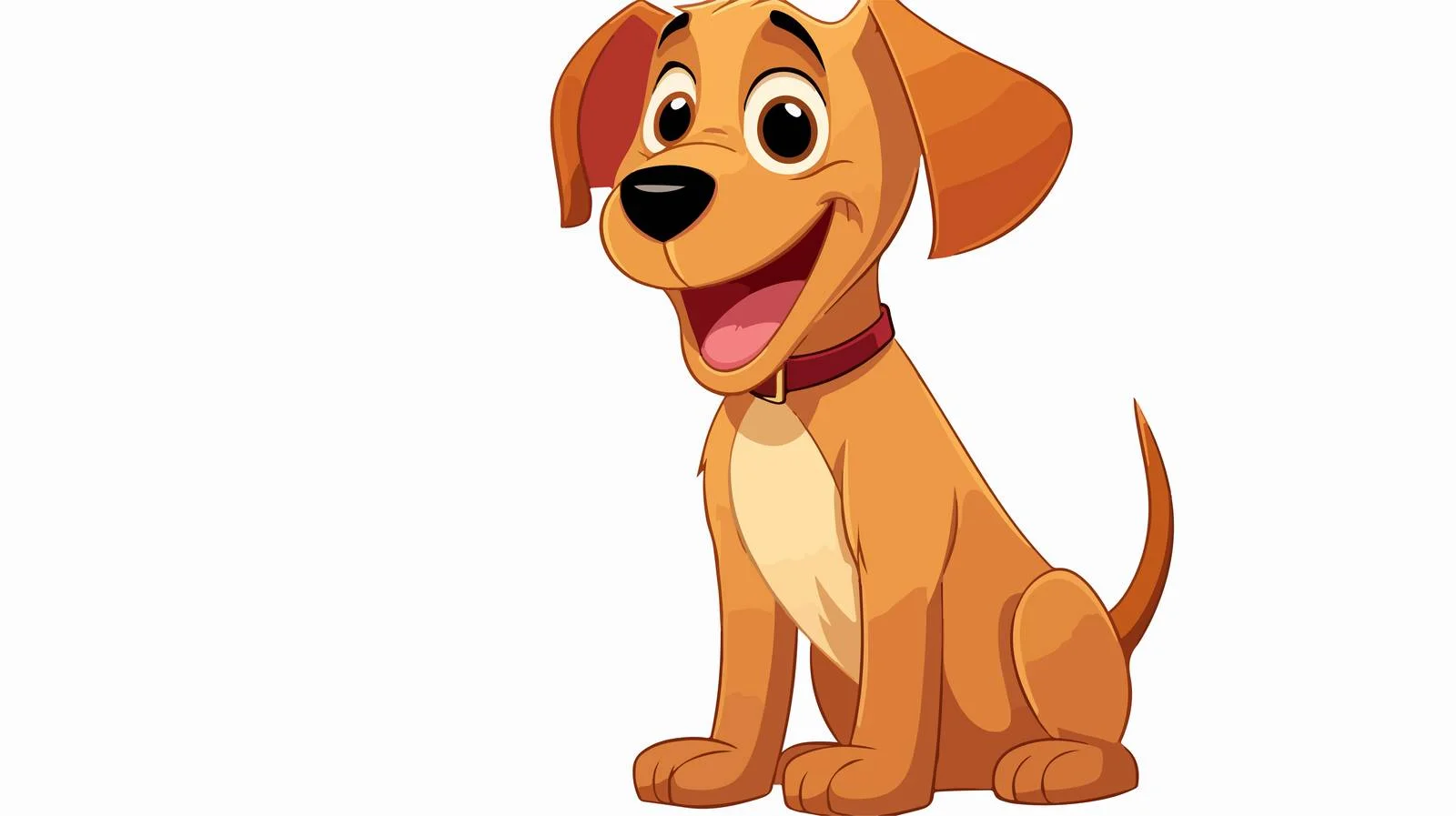 Vintage Talking Dog Cartoon Illustration — free download from Dotvec