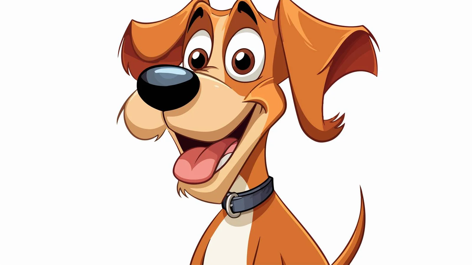 Vintage Cartoon Dog Illustration — free download from Dotvec