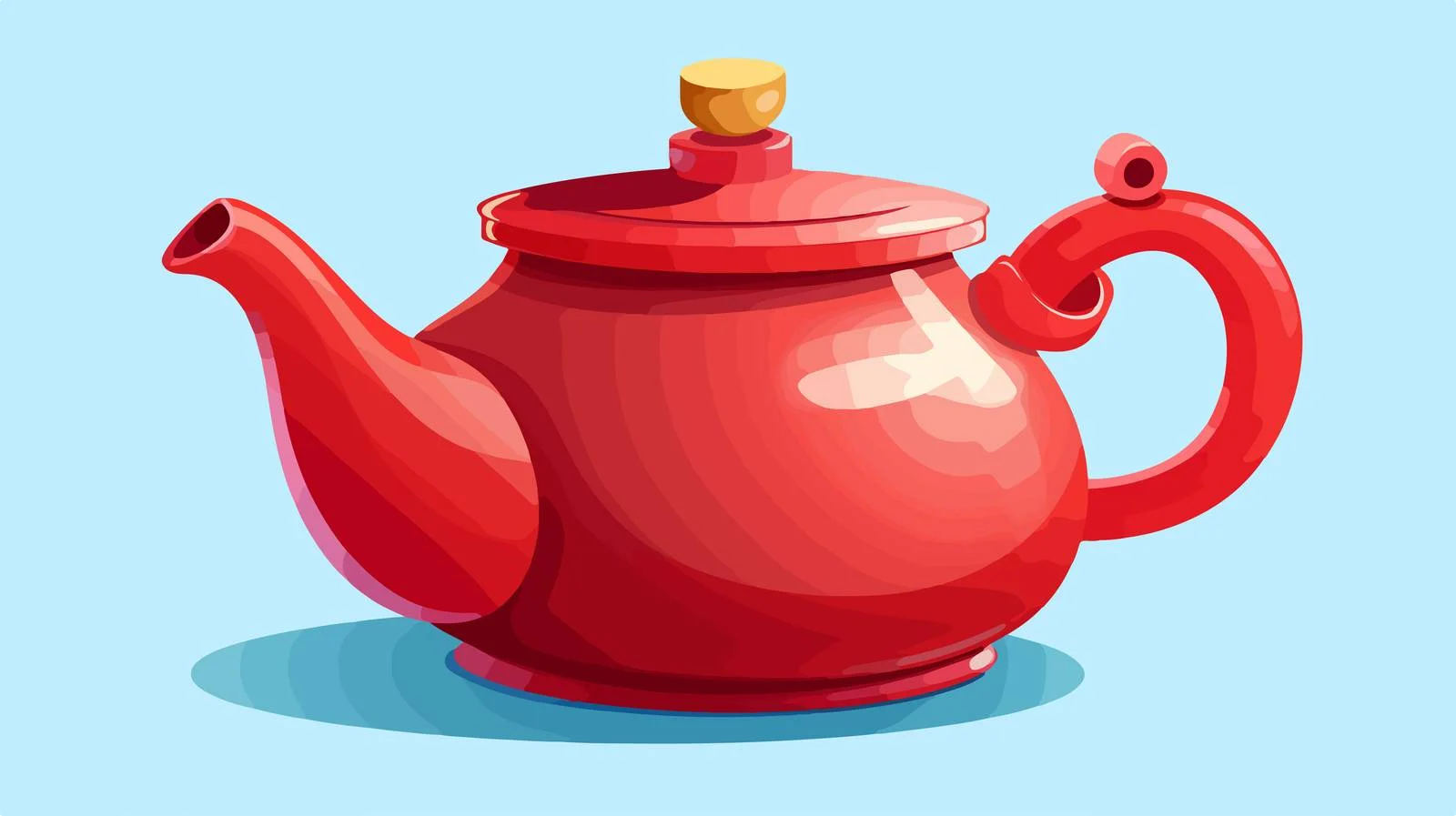 Vintage Teapot Vector Illustration — free download from Dotvec