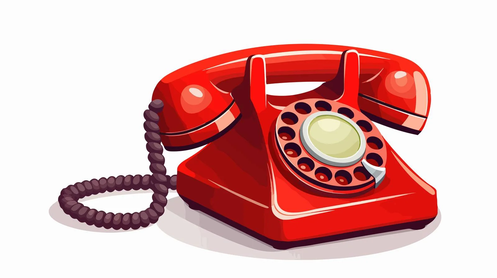 Vintage Telephone Illustration — free download from Dotvec
