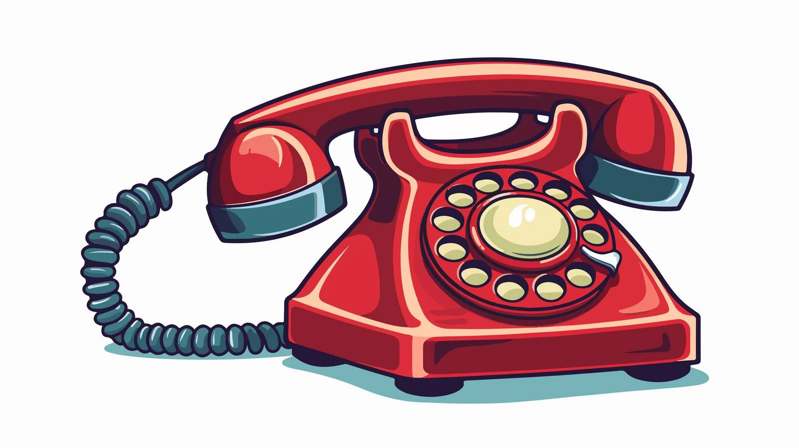 Vintage Telephone Vector Illustration — free download from Dotvec