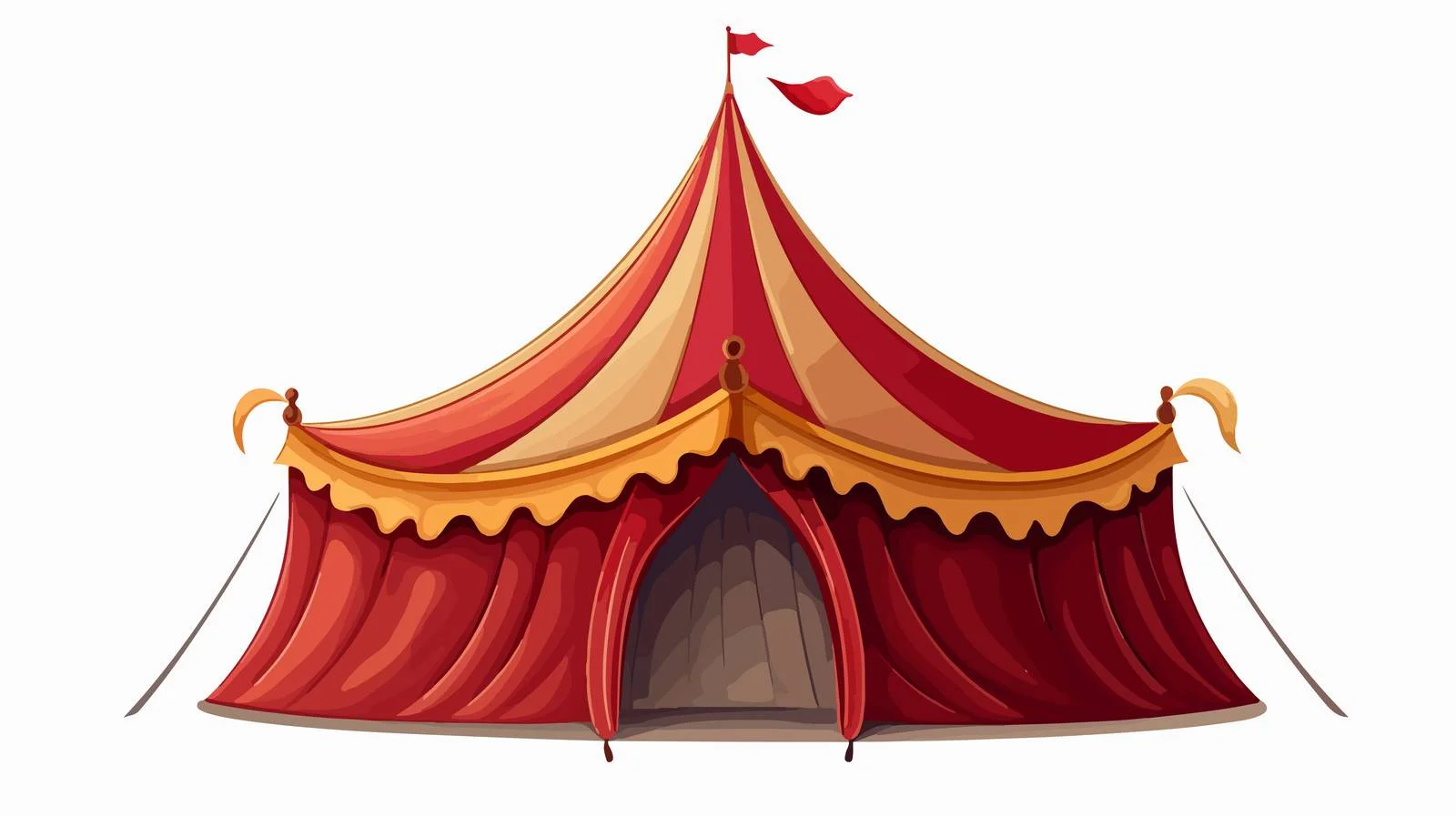 Vintage Camping Tent Vector Illustration — free download from Dotvec