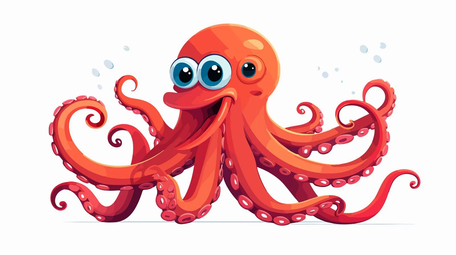 Retro Cartoon Tentacle Vector Illustration — free download from Dotvec