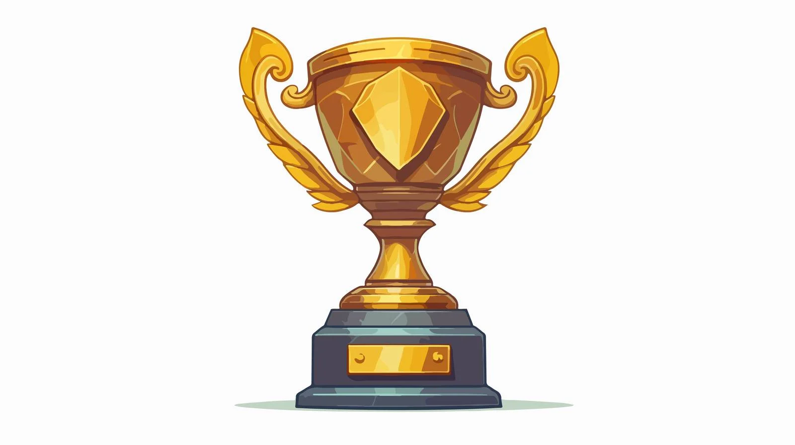 Vintage Cartoon Trophy Illustration — free download from Dotvec