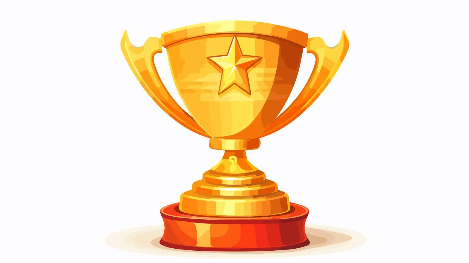 Vintage Cartoon Trophy Illustration — free download from Dotvec