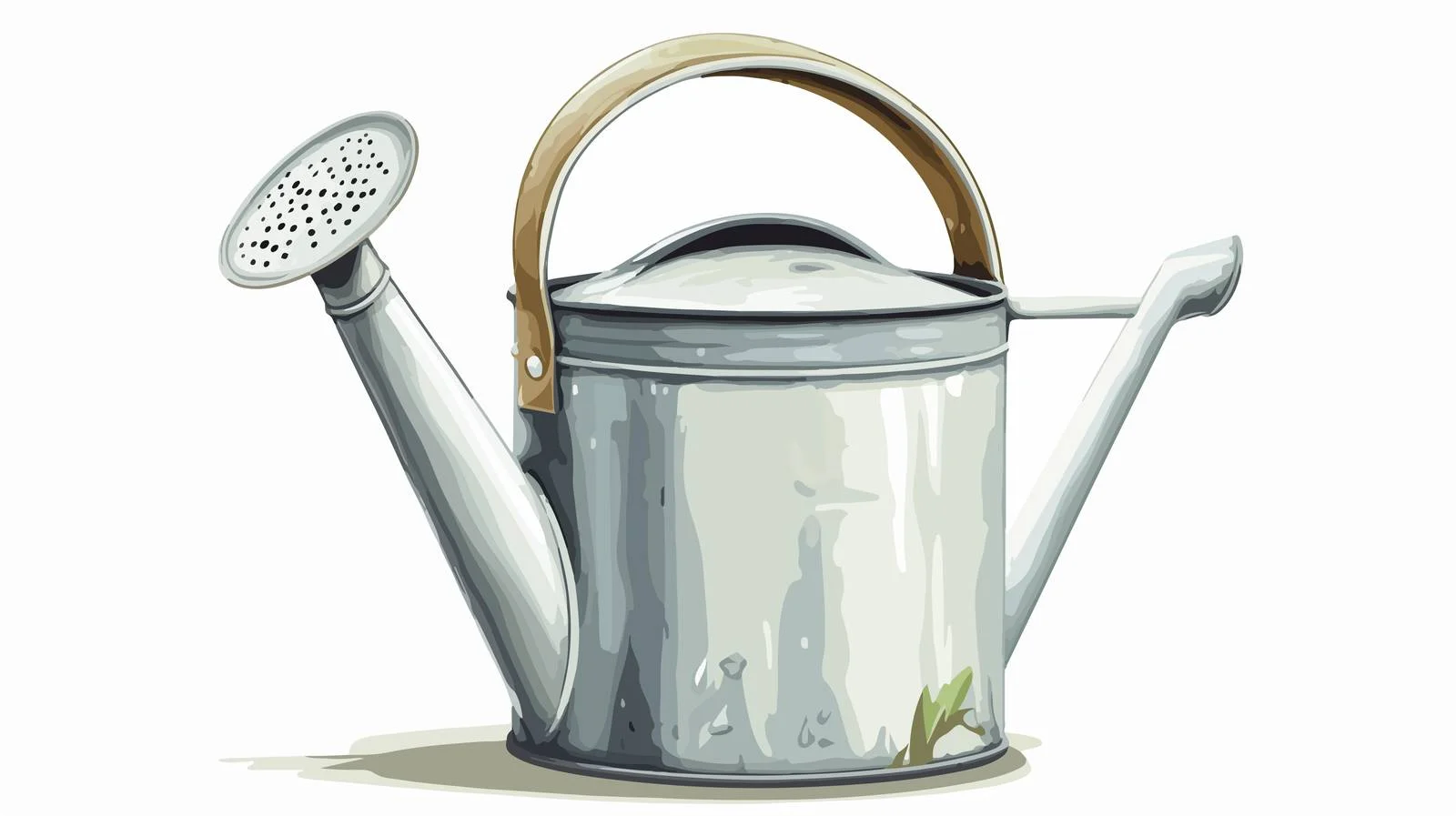 Vintage Watering Can Illustration — free download from Dotvec