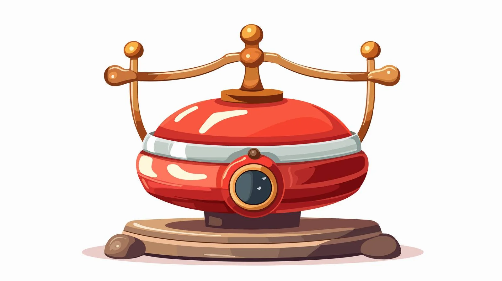 Retro Cartoon Weight Vector Illustration — free download from Dotvec