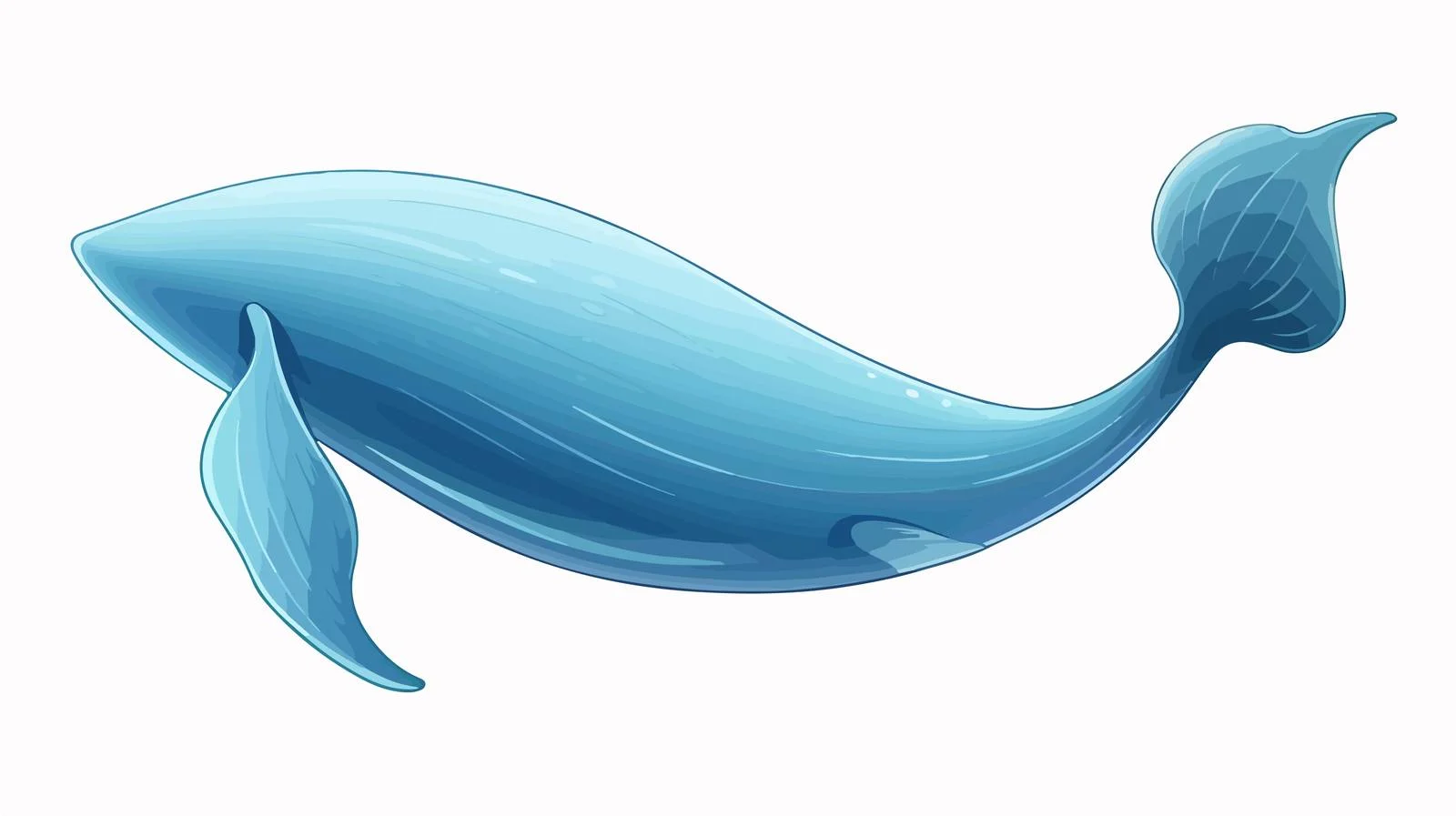 Vintage Whale Tail Vector Illustration — free download from Dotvec