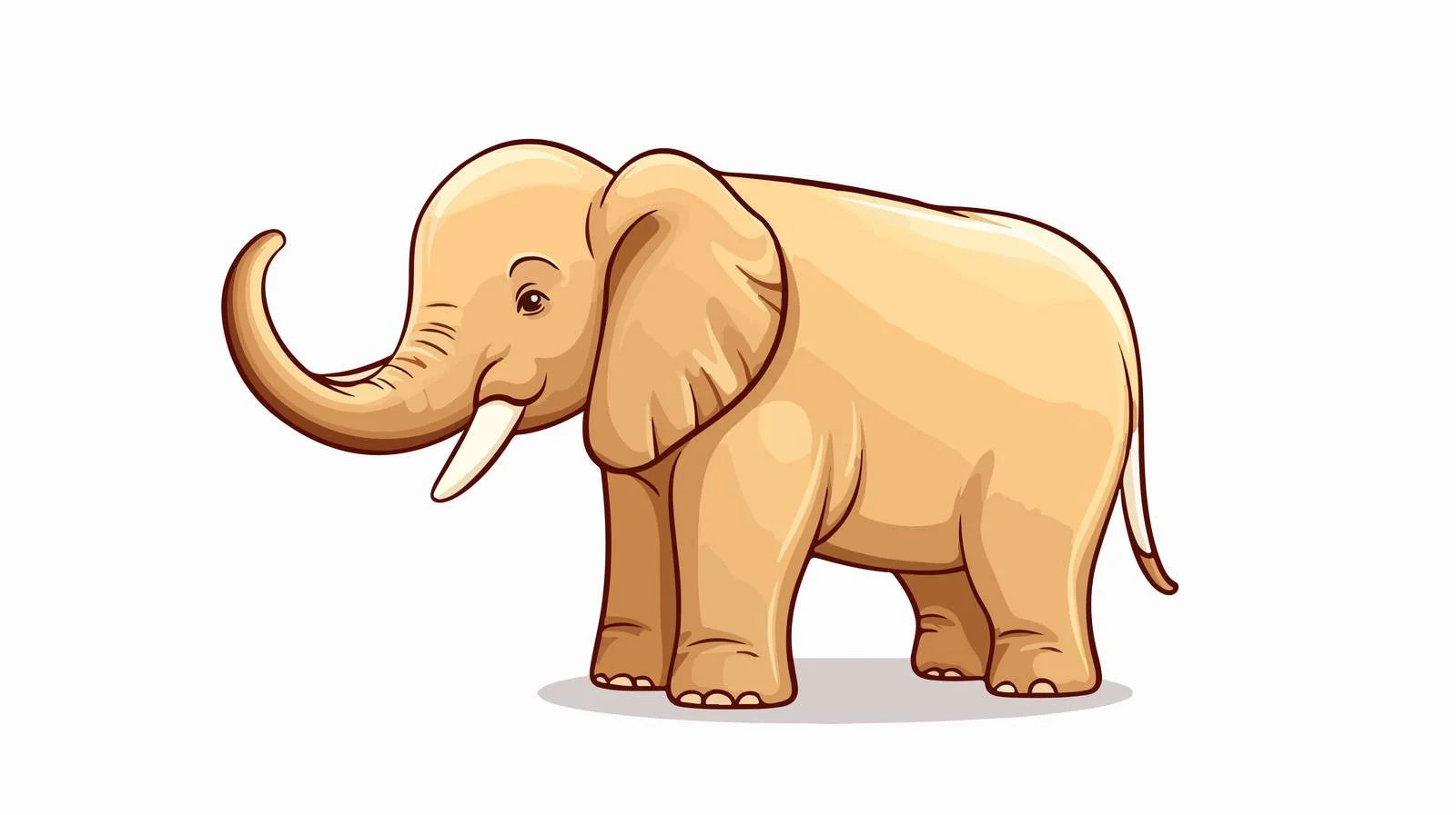 Vintage Whale Tail Cartoon Vector Illustration — free download from Dotvec