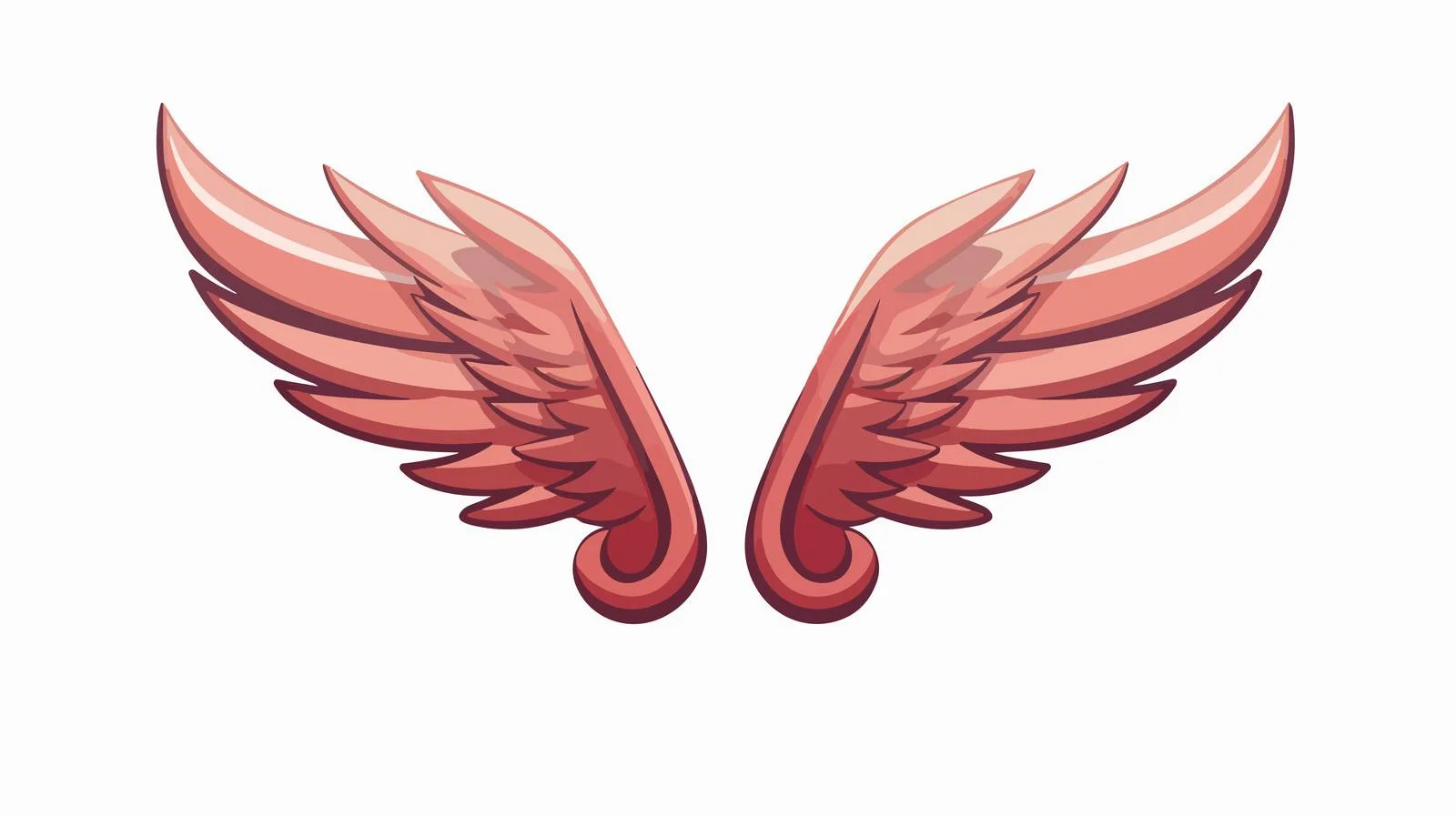 Vintage Wing Symbol Vector Illustration — free download from Dotvec