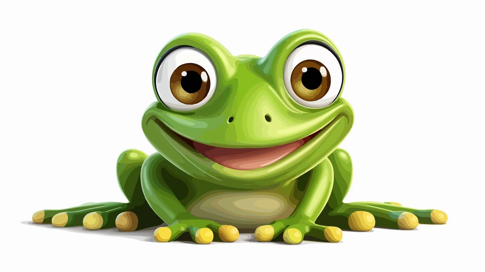 Vintage Worried Frog Cartoon Vector Illustration — free download from Dotvec