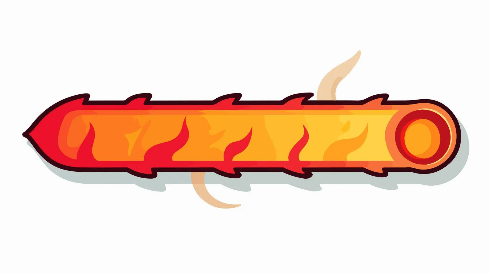 Retro Cartoon Dropping Tempe Sticker — free download from Dotvec