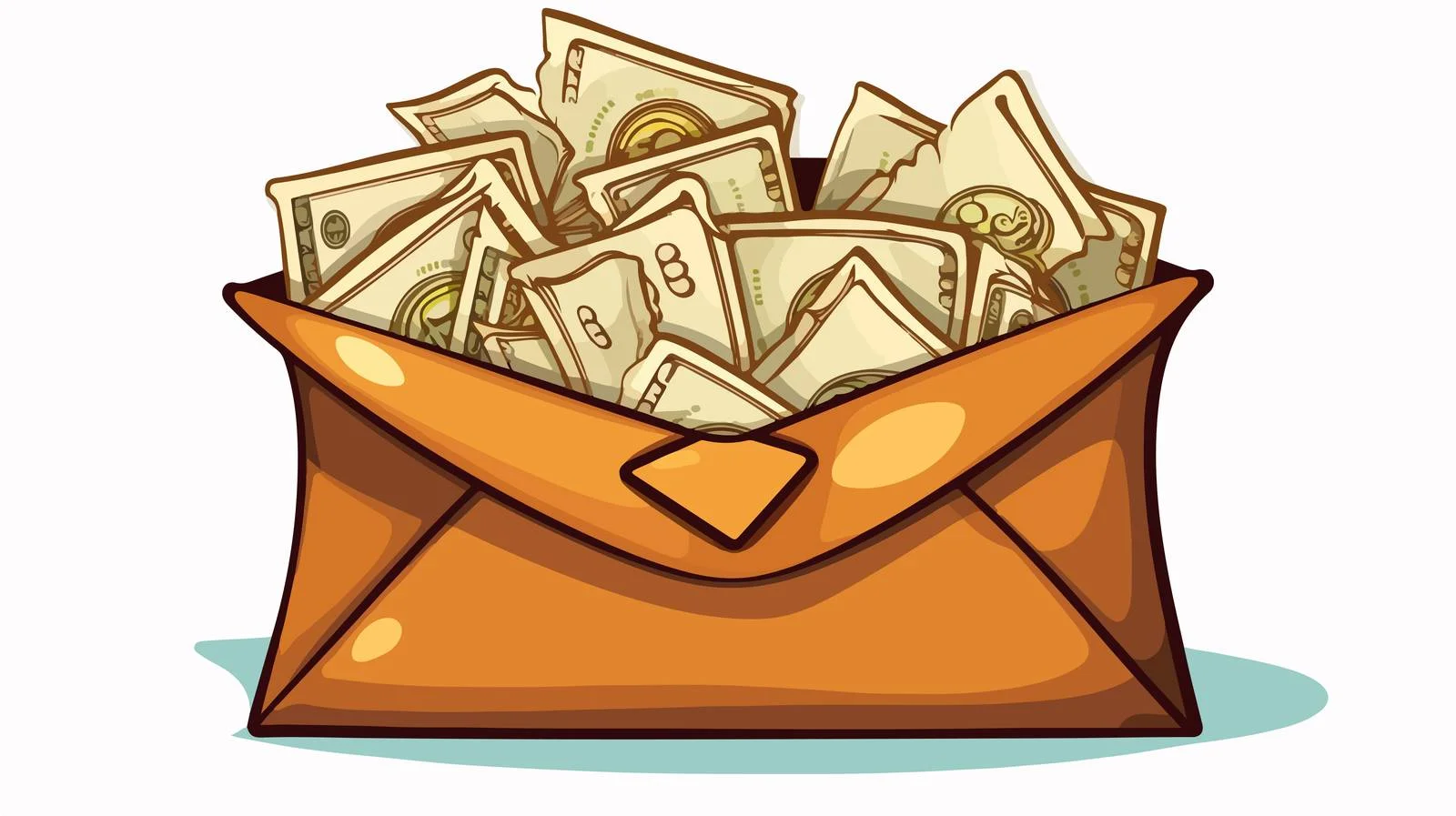 Vintage Cartoon Envelope Sticker — free download from Dotvec