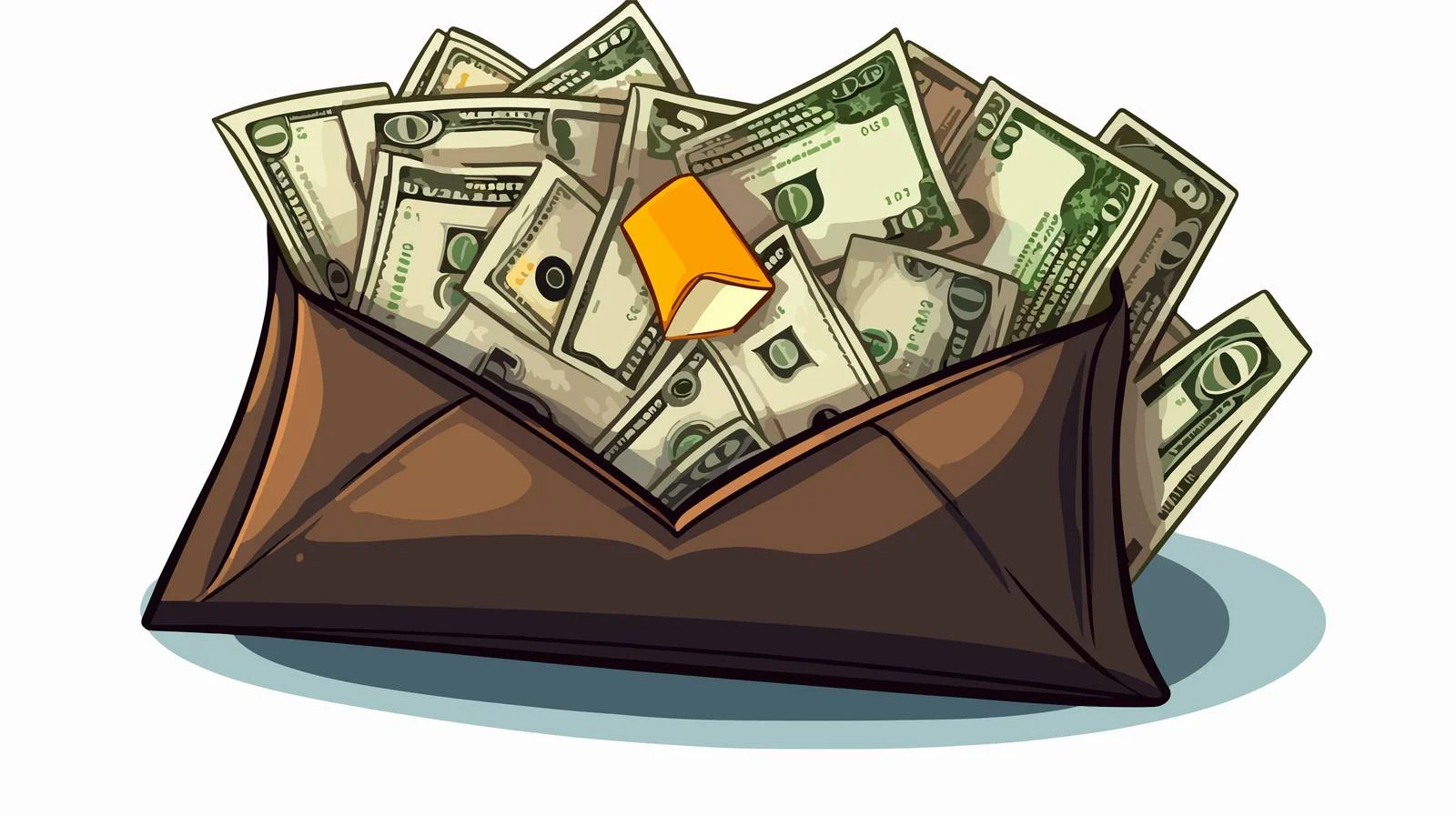 Vintage Cartoon Envelope Sticker — free download from Dotvec