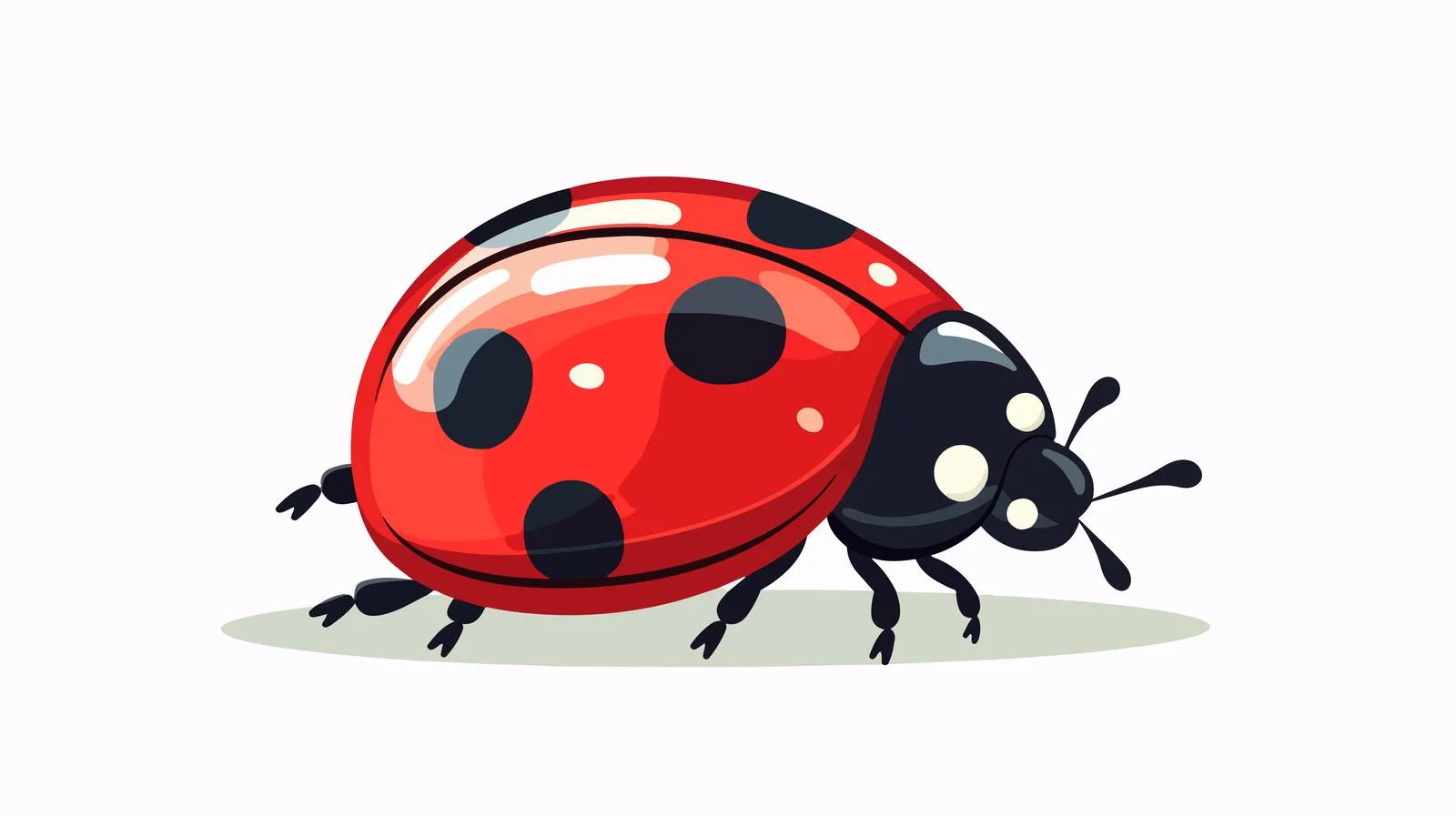 Vintage Ladybug Sticker — free download from Dotvec