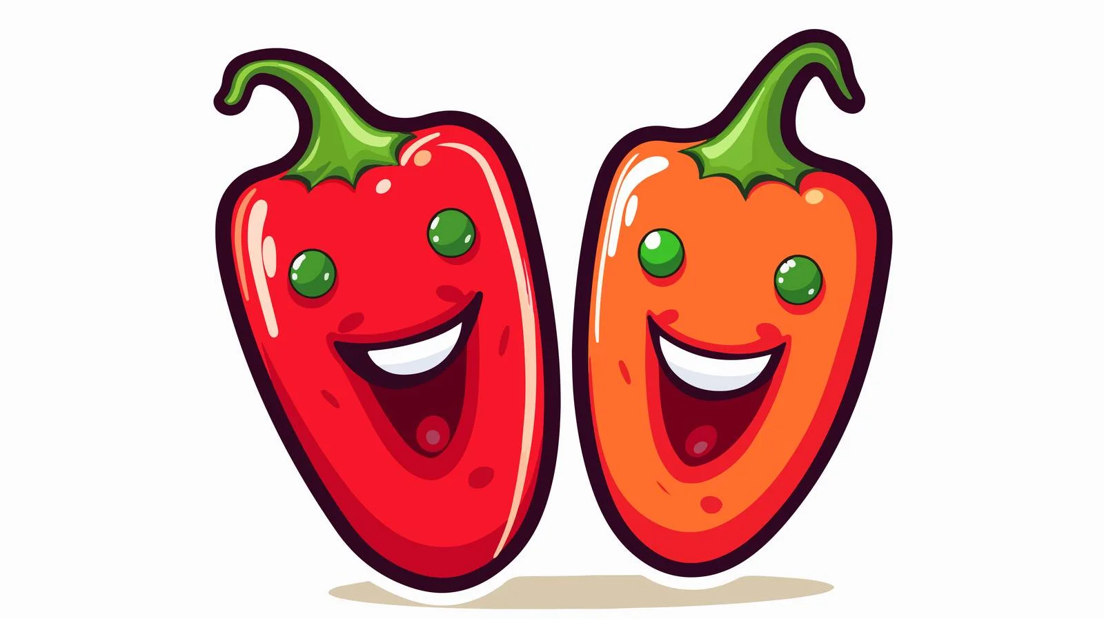 Vintage Cartoon Pepper Sticker — free download from Dotvec