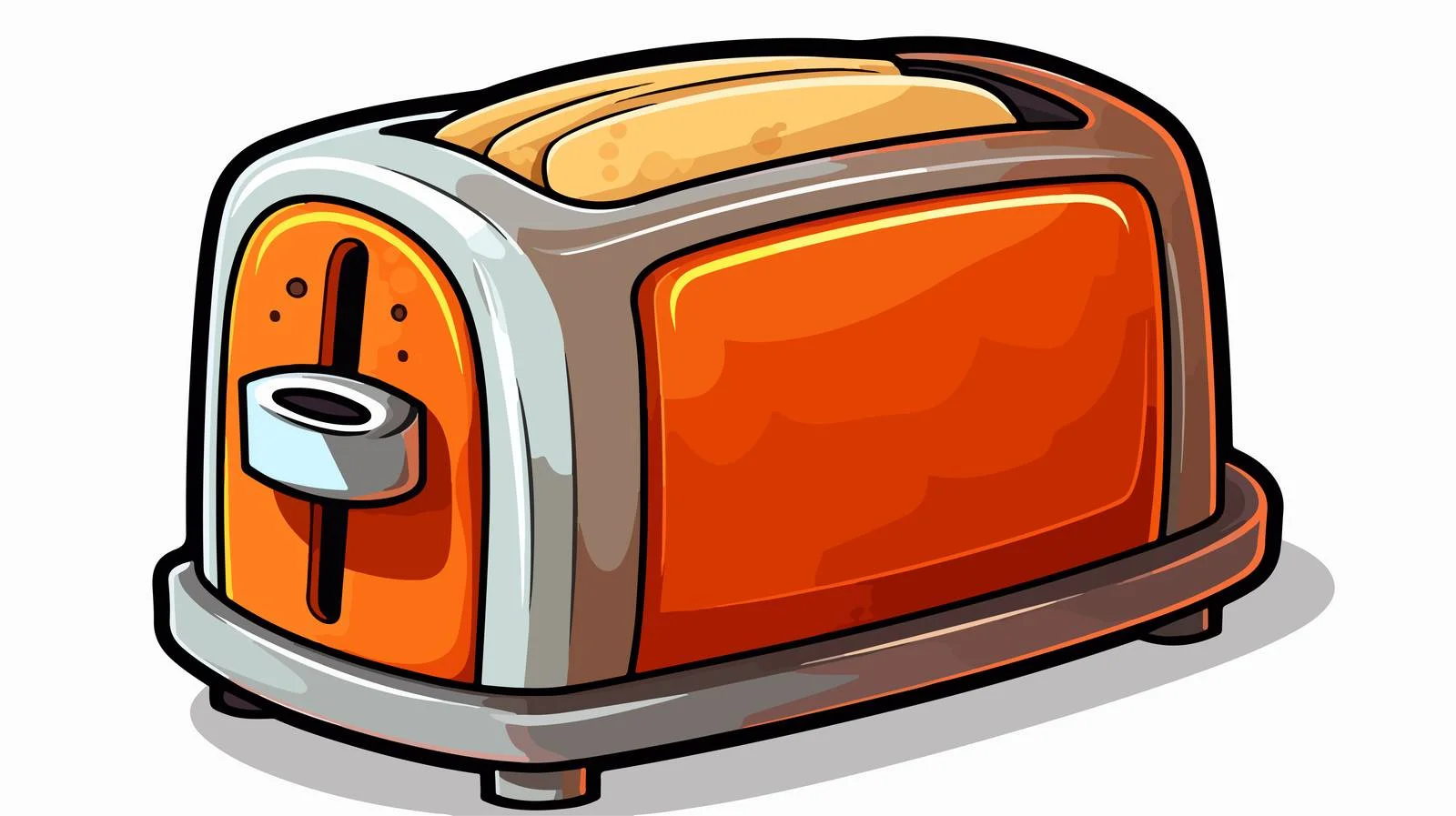 Vintage Toaster Sticker — free download from Dotvec
