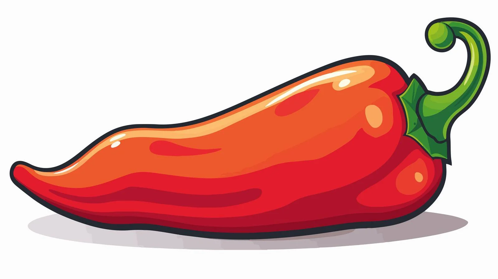 Vintage Chili Pepper Cart Sticker — free download from Dotvec