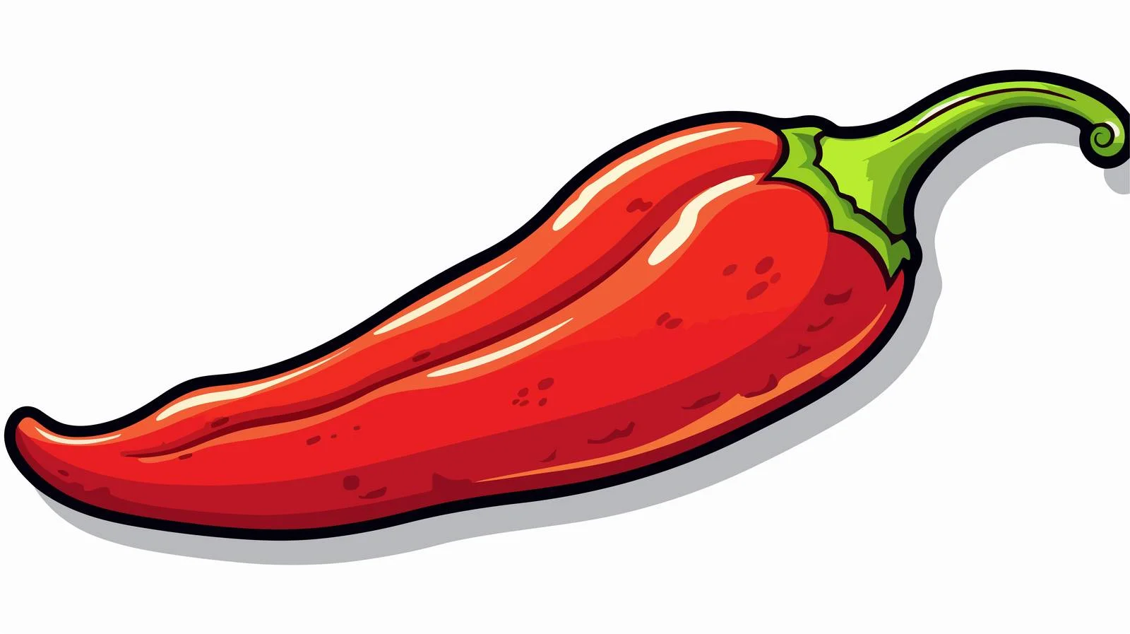 Vintage Chilli Pepper Sticker — free download from Dotvec