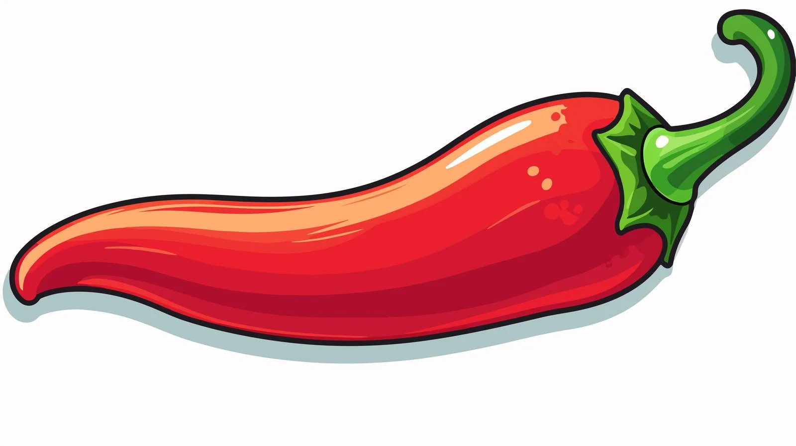 Vintage Spicy Pepper Sticker — free download from Dotvec