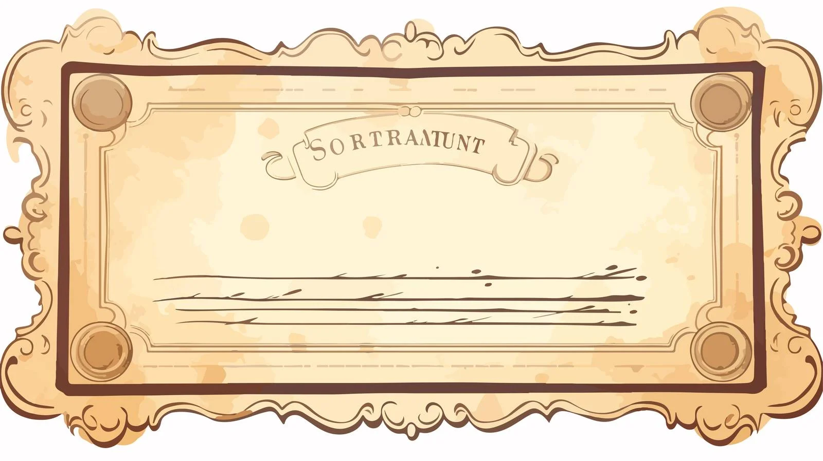 Vintage Certificate Grunge Texture Cartoon Stock — free download from Dotvec