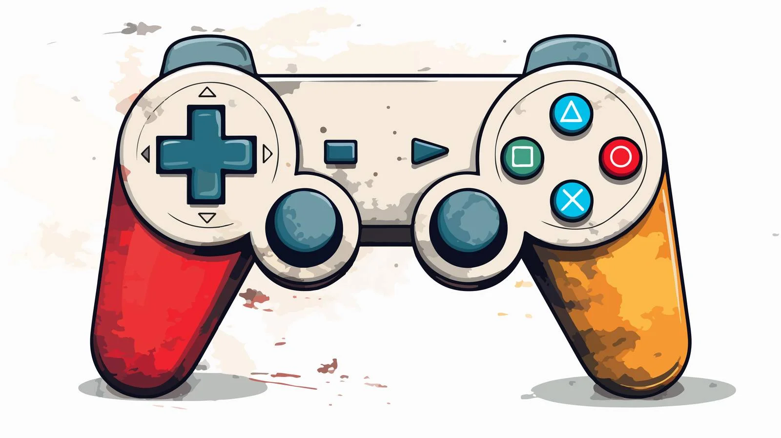 Vintage Game Controller Texture Illustration — free download from Dotvec