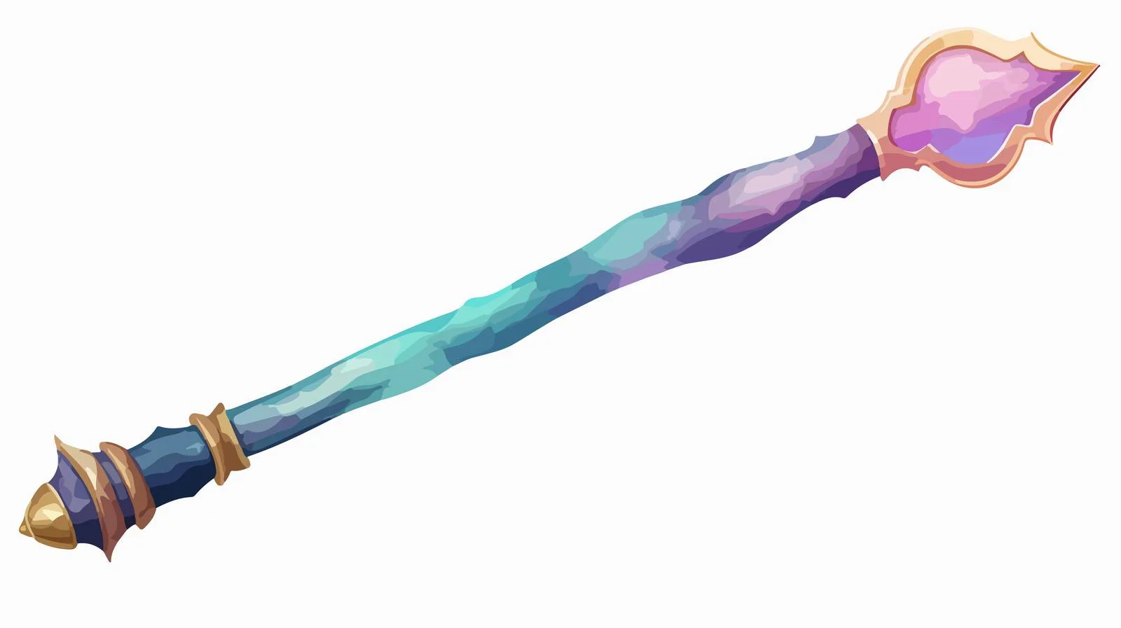 Vintage Magic Wand Cartoon Texture — free download from Dotvec