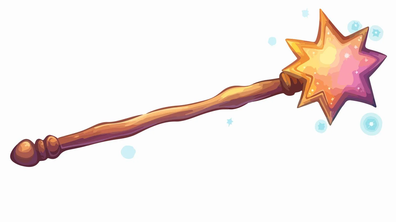 Vintage Star Wand Texture Illustration — free download from Dotvec