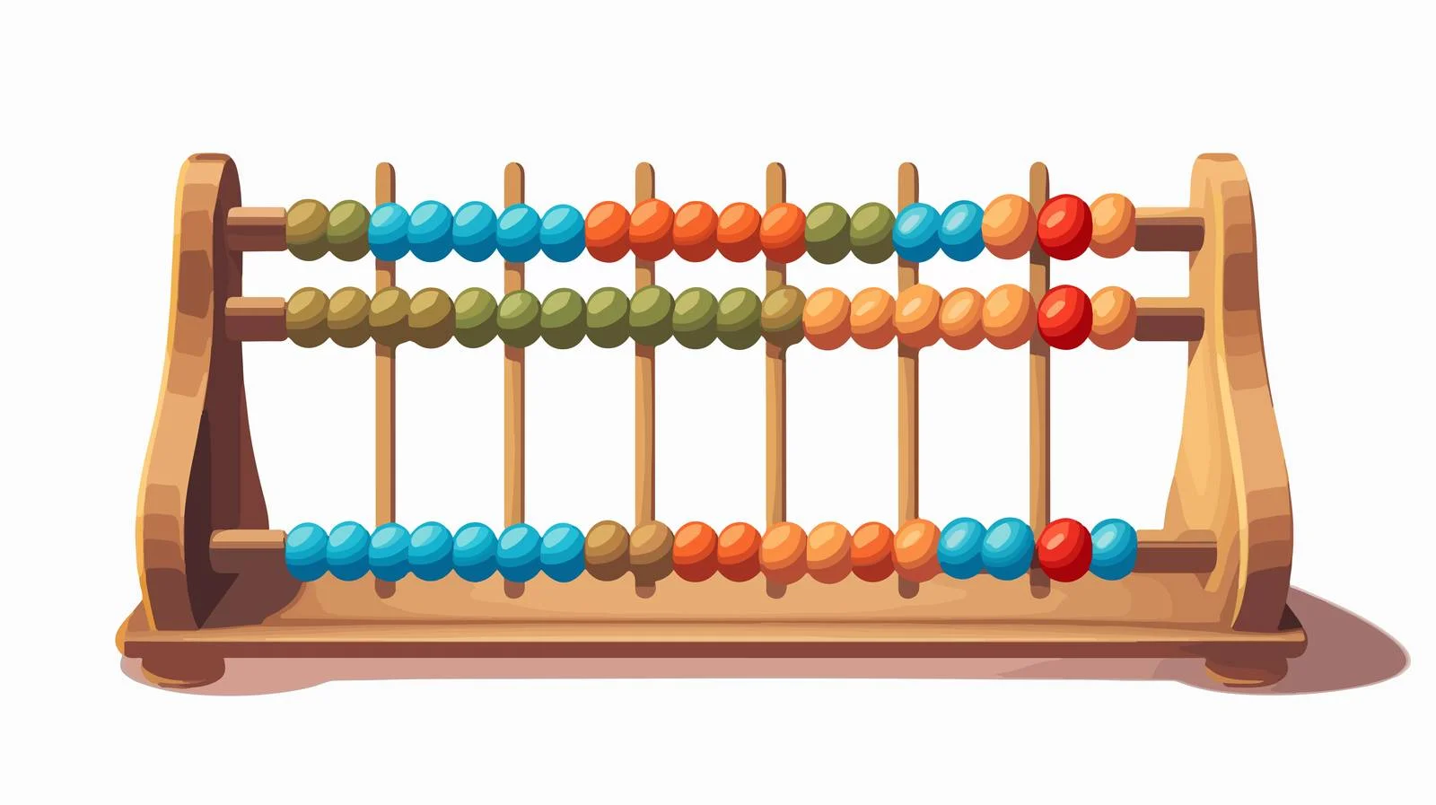 Vintage Abacus Cartoon Illustration — free download from Dotvec