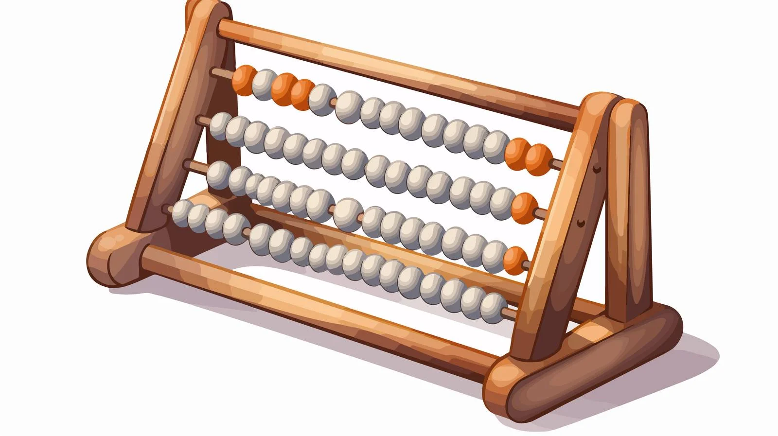 Vintage Abacus Cartoon Illustration — free download from Dotvec