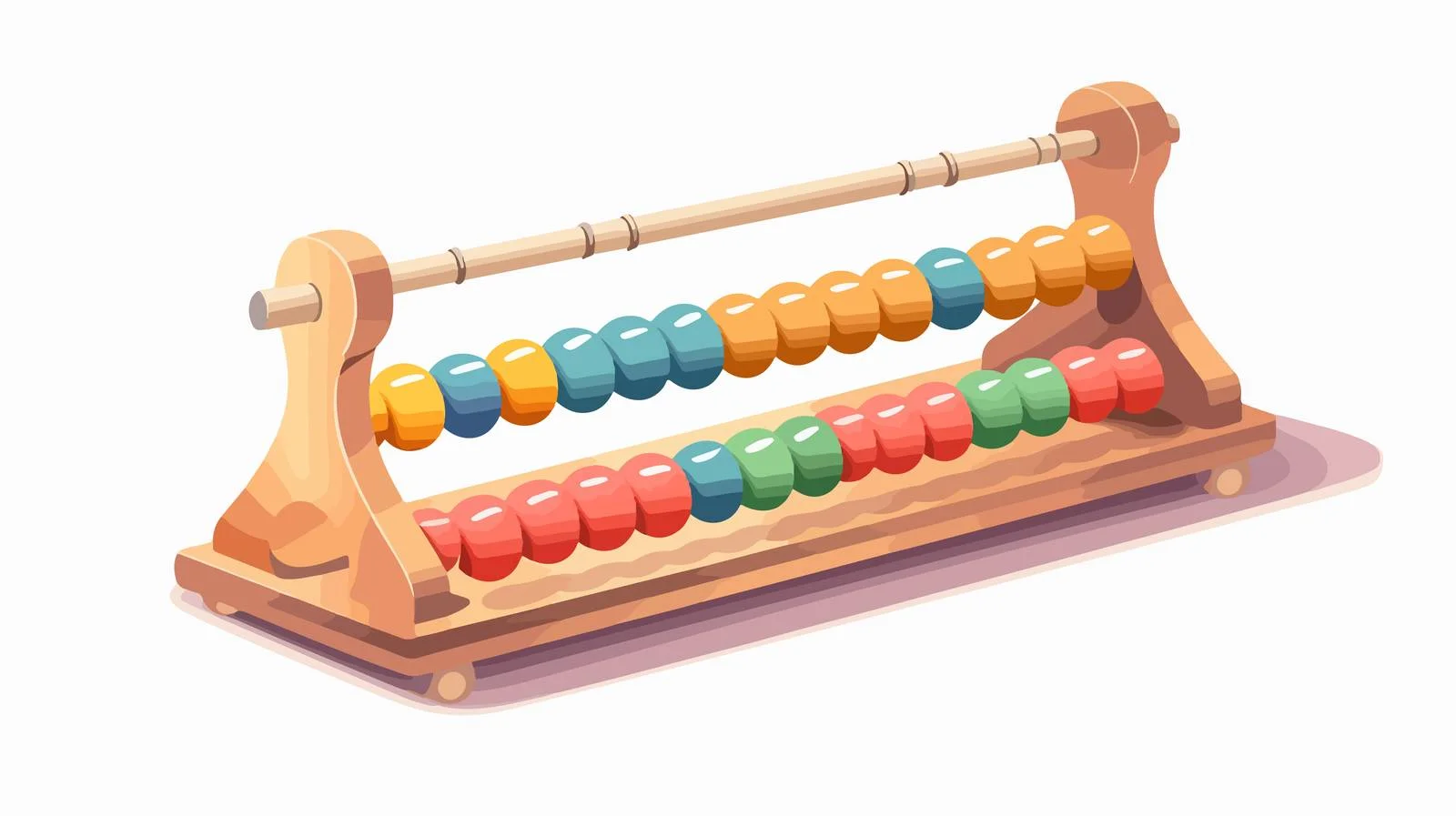 Vintage Abacus Cartoon Illustration — free download from Dotvec