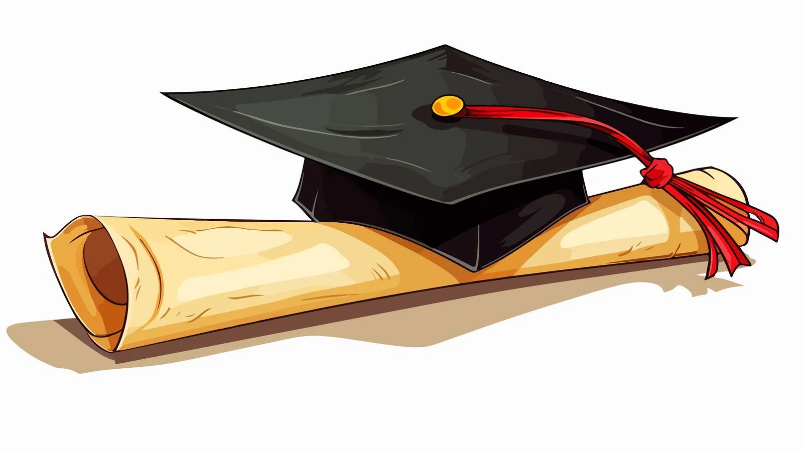 Vintage Graduation Cartoon Dip — free download from Dotvec
