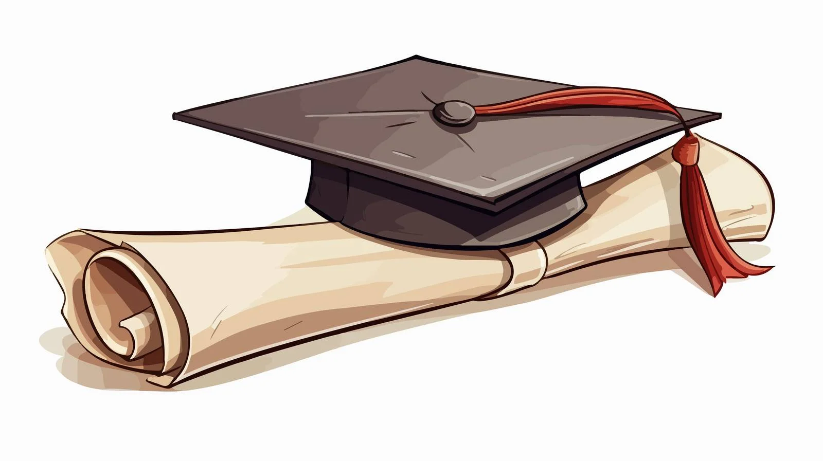 Vintage Graduation Cartoon Design — free download from Dotvec
