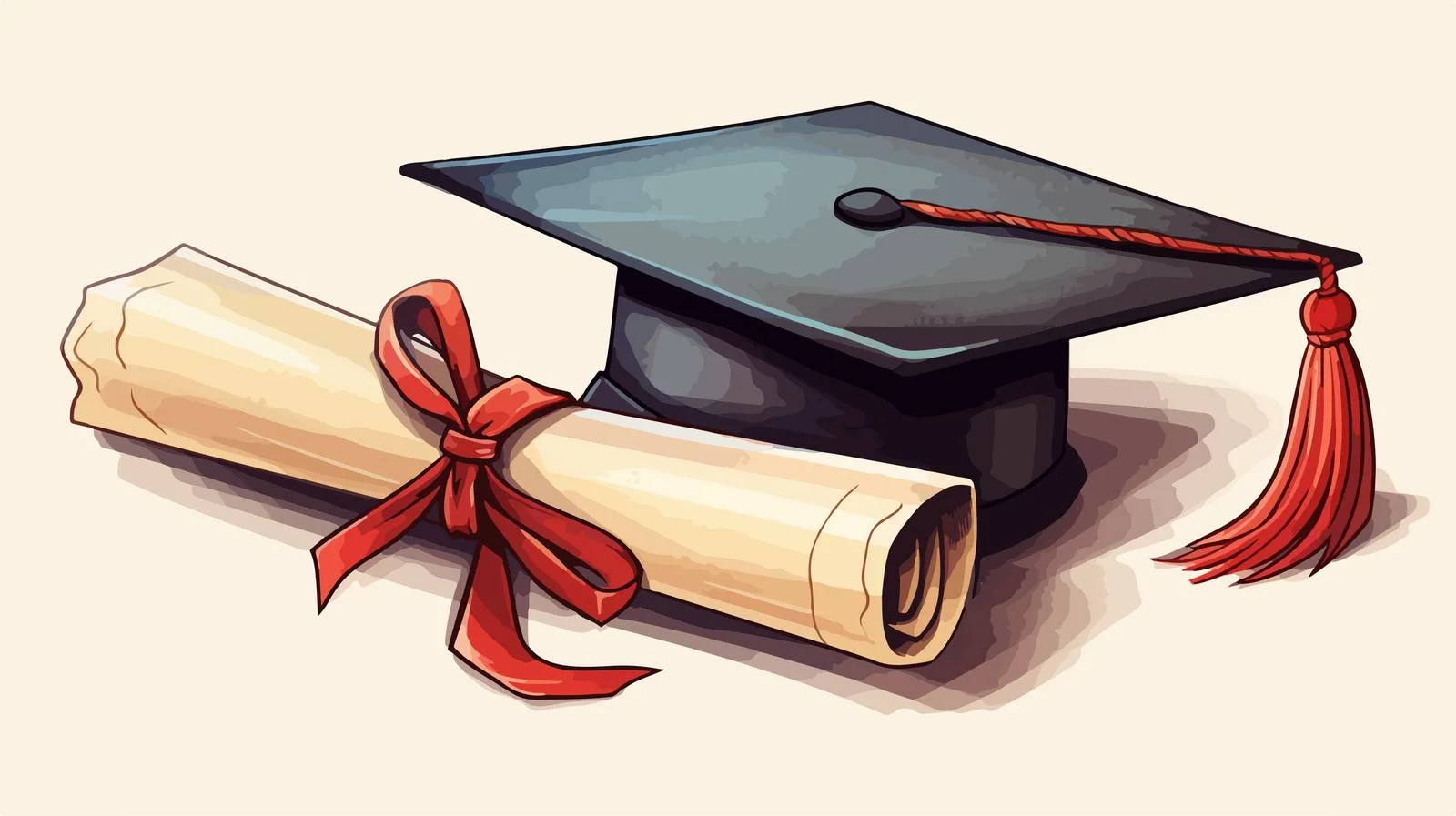 Vintage Graduation Cartoon — free download from Dotvec