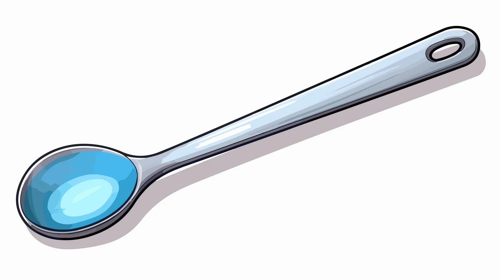 Vintage Measuring Spoon Cartoon Illustration — free download from Dotvec