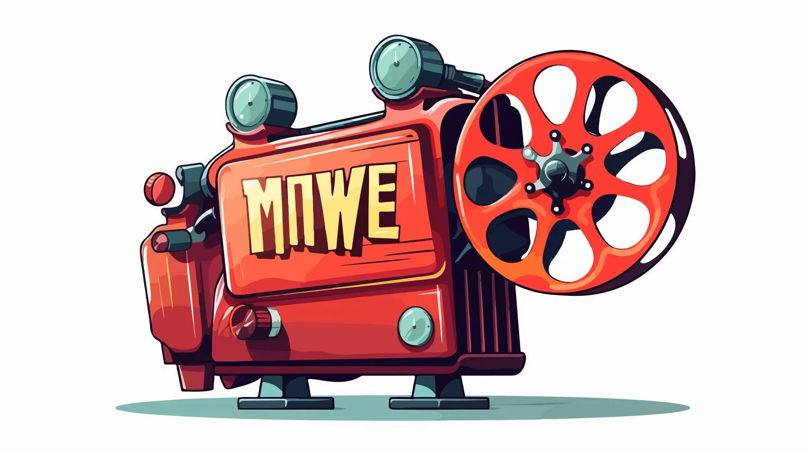 Vintage Film Projector for Movie Time – free projection image from Dotvec