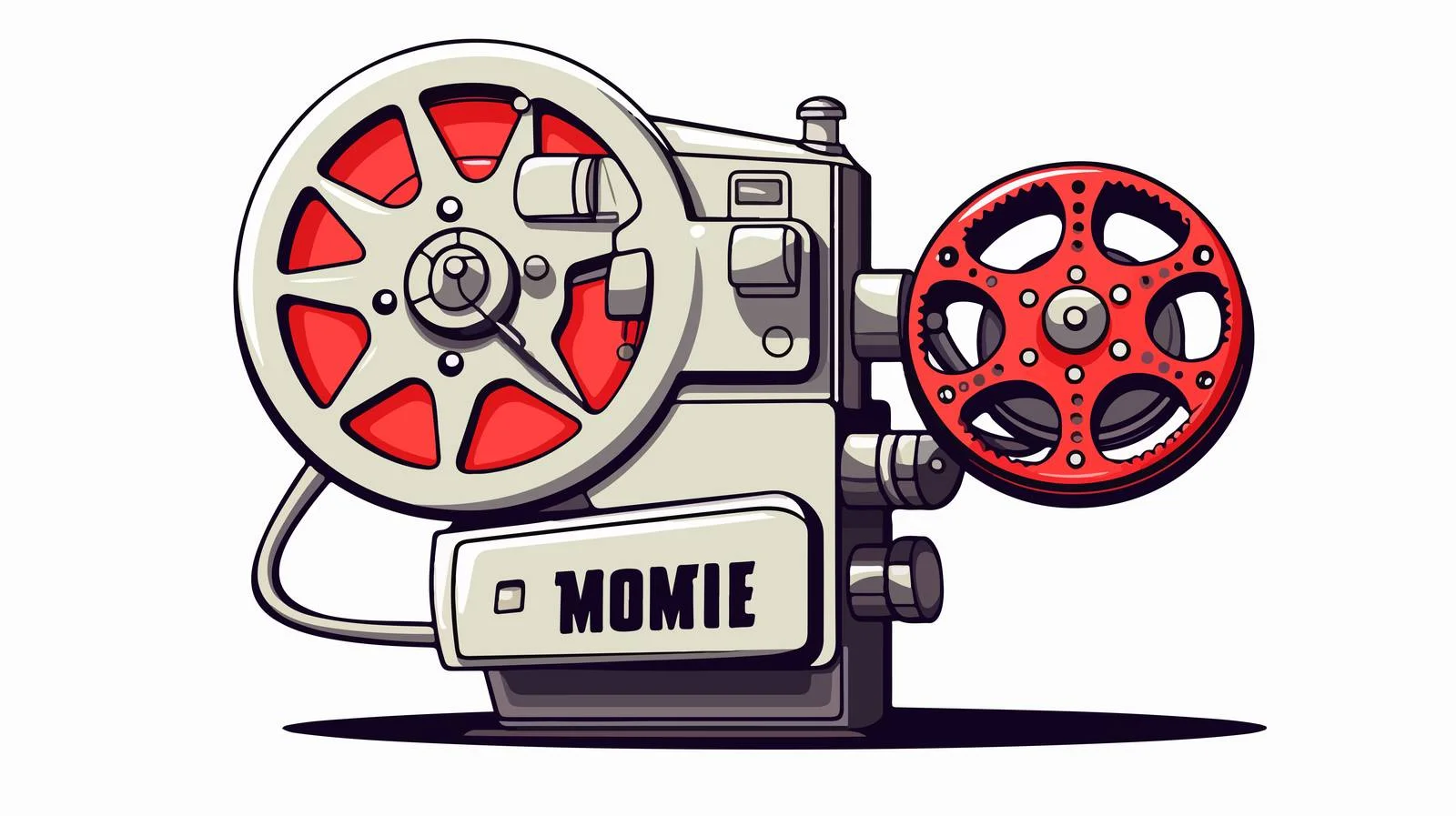 Vintage Film Projector: Movie Time — free download from Dotvec