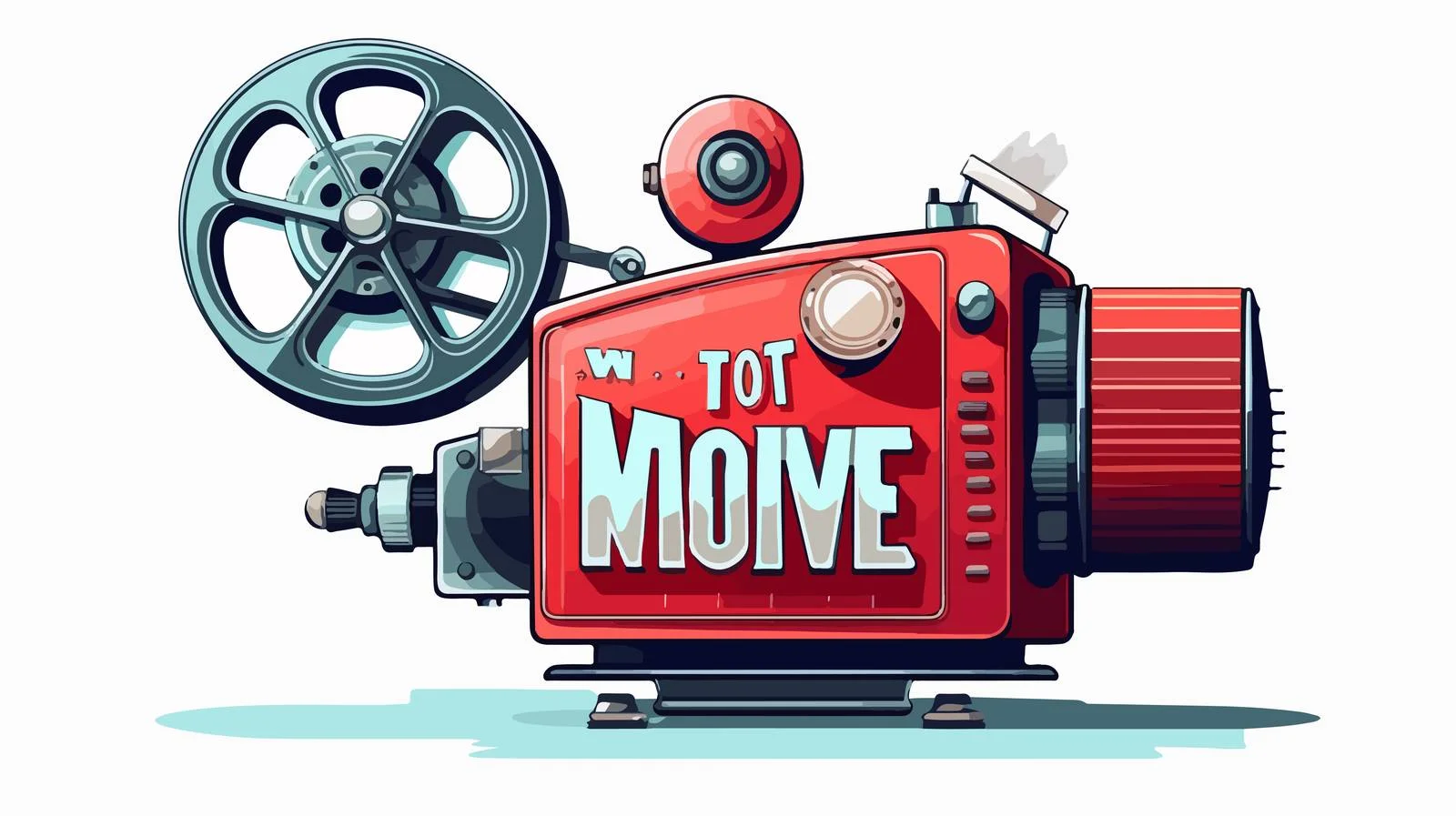 Vintage Film Projector: It's Movie Time — free download from Dotvec
