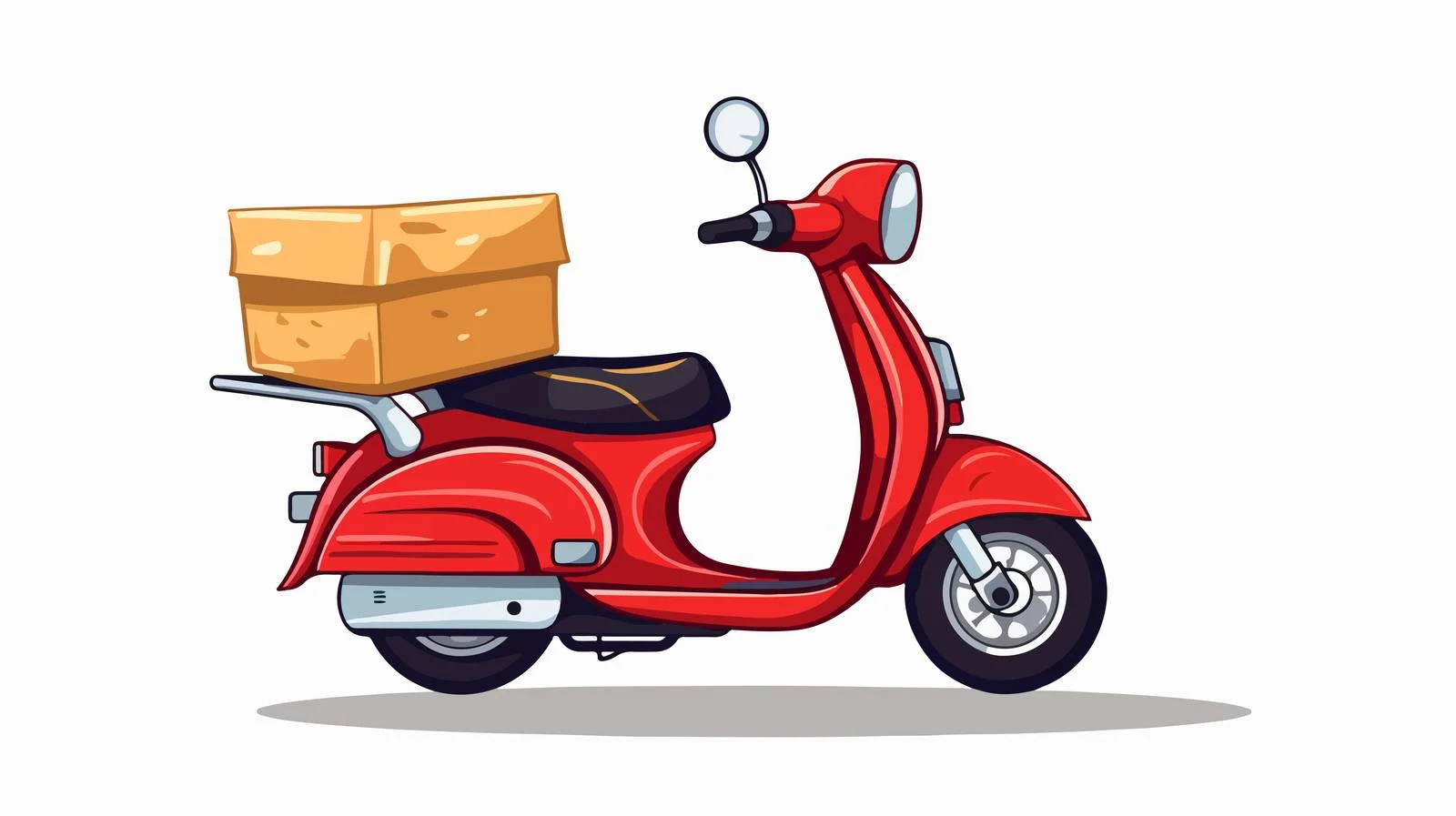 Vintage Scooter Delivery Package — free download from Dotvec