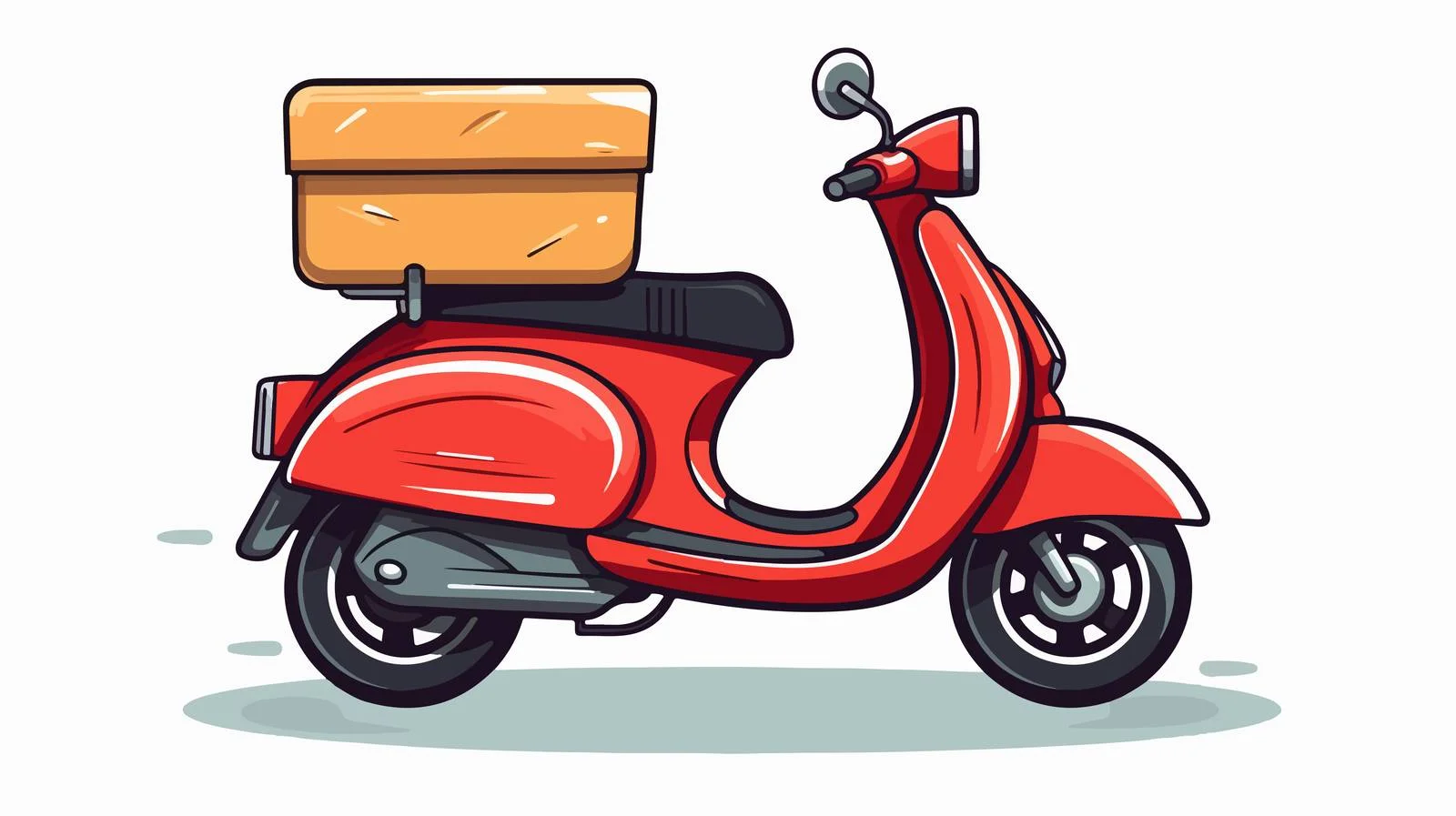 Vintage Scooter Delivery Service — free download from Dotvec