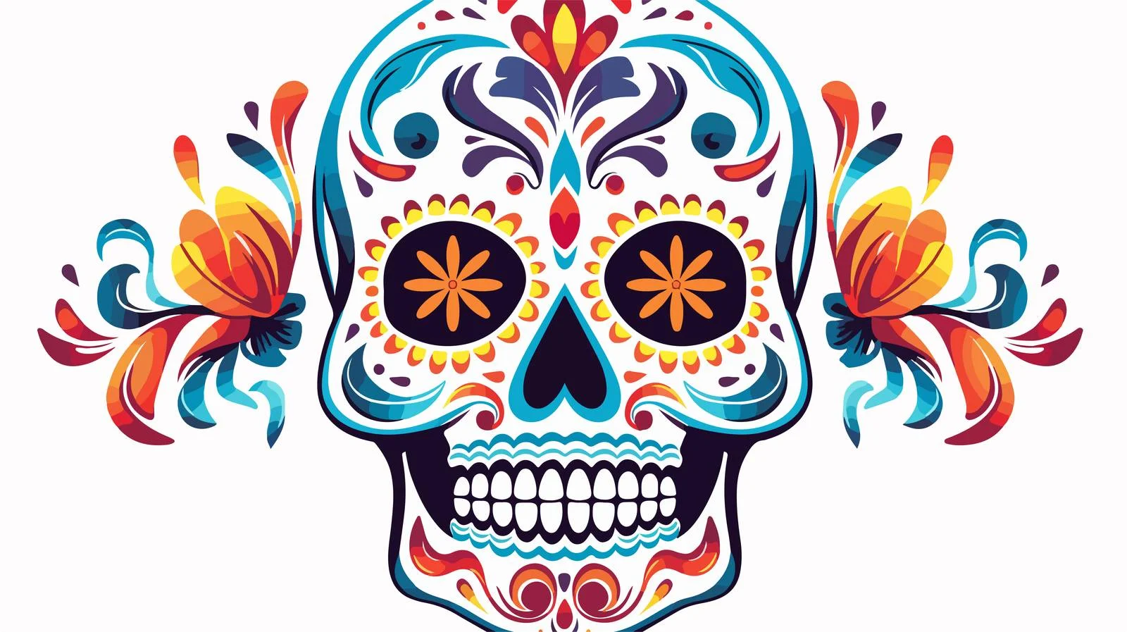 Vintage Skull Stencil Vector Illustration — free download from Dotvec