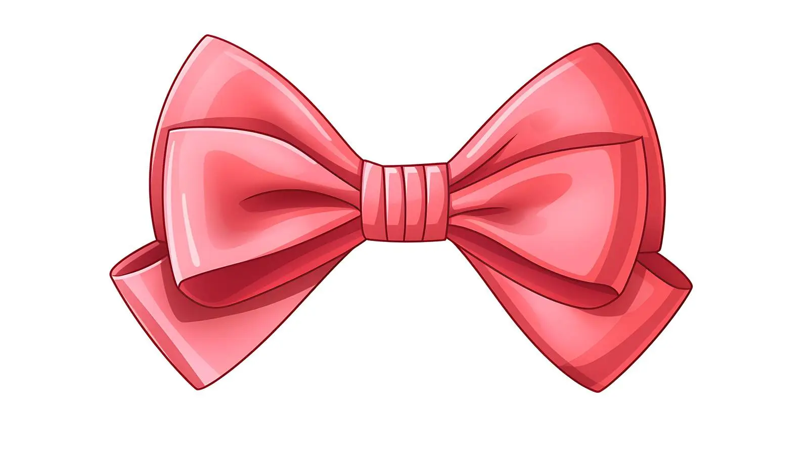 Cartoon Hair Accessories Ribbon Bow — free download from Dotvec