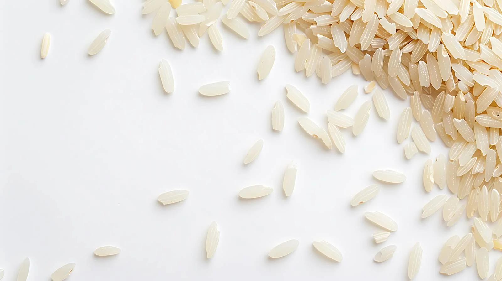 Clean White Rice on Isolated Background — free download from Dotvec