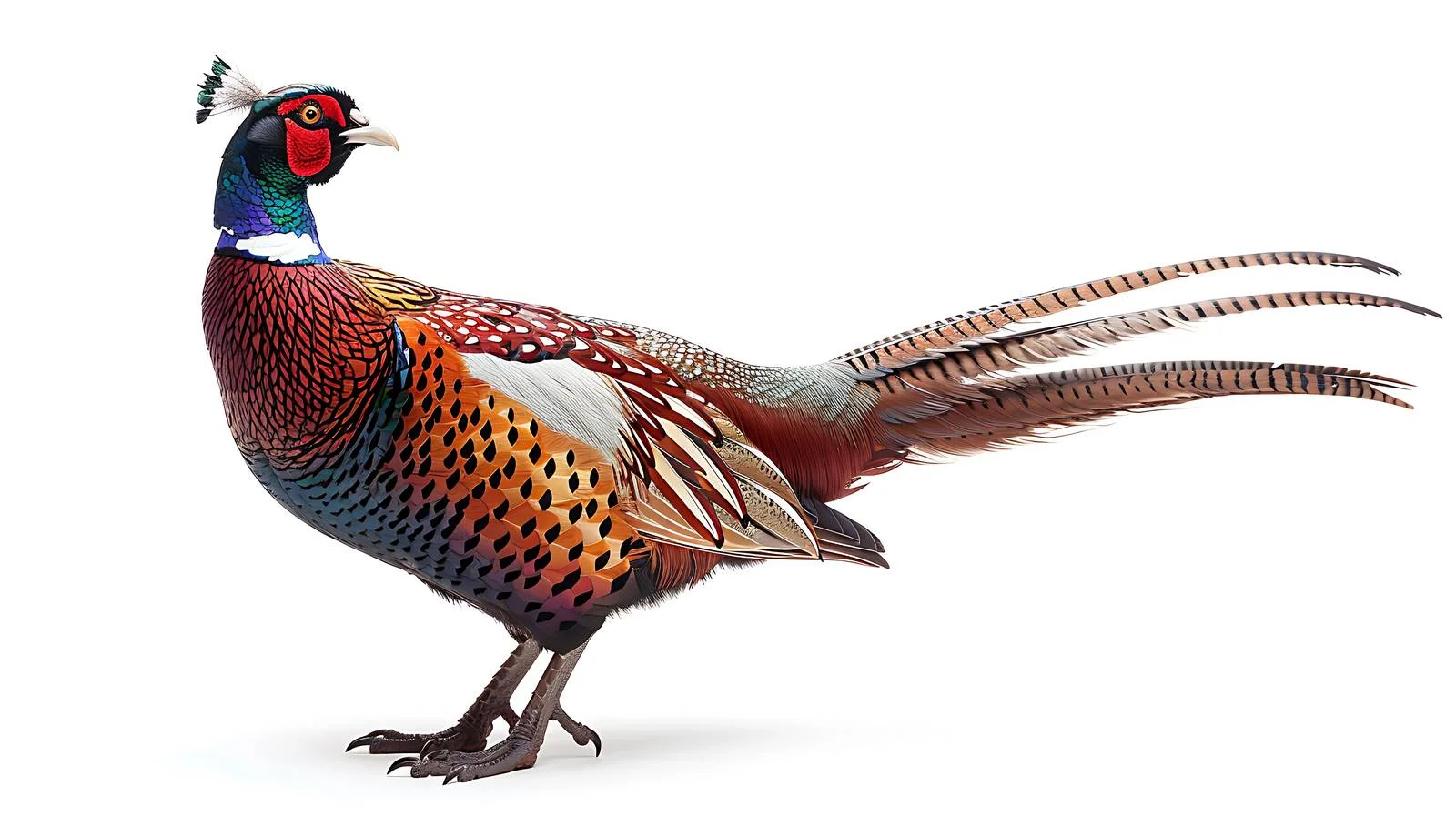 Male Ringneck Pheasant at Morning Light — free download from Dotvec