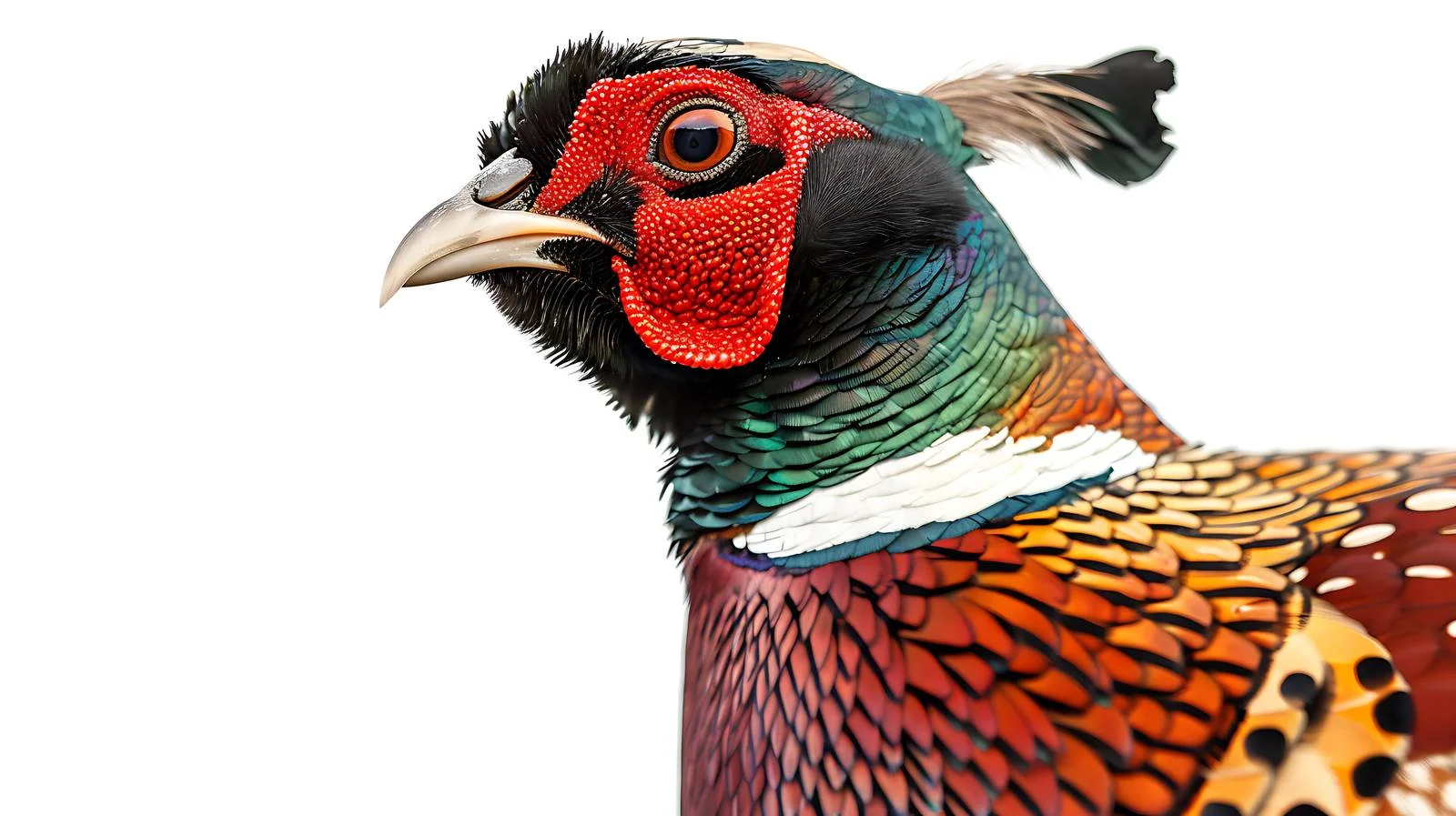 Majestic Male Ringneck Pheasant Close-Up — free download from Dotvec