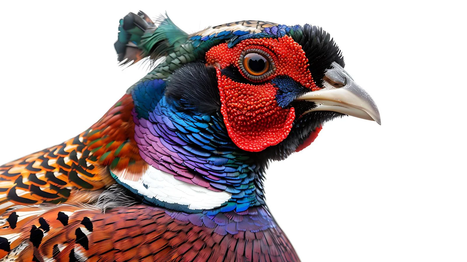 Majestic Male Ringneck Pheasant Close-Up View — free download from Dotvec