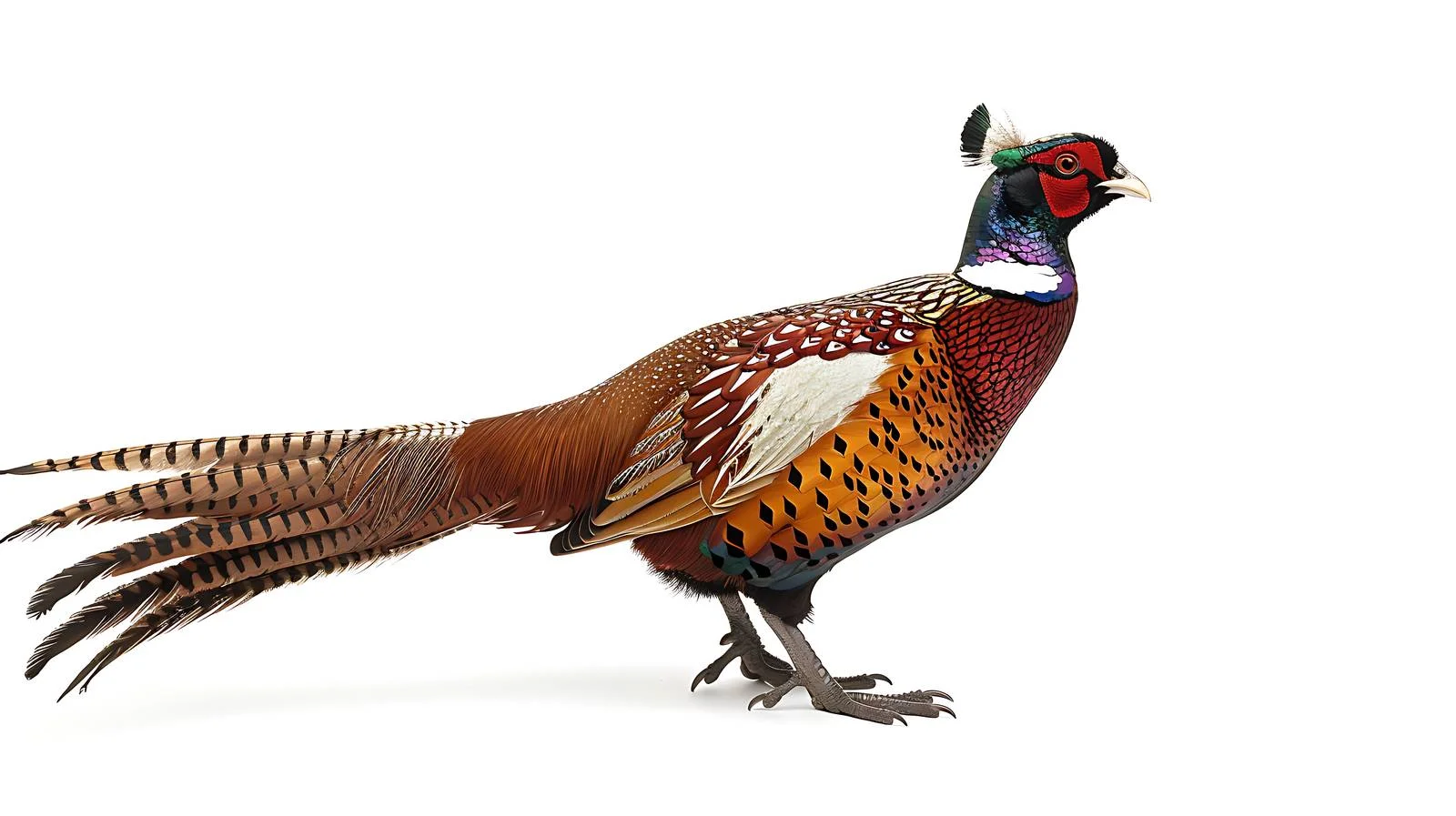 Vibrant Male Ringneck Pheasant Isolated Image — free download from Dotvec