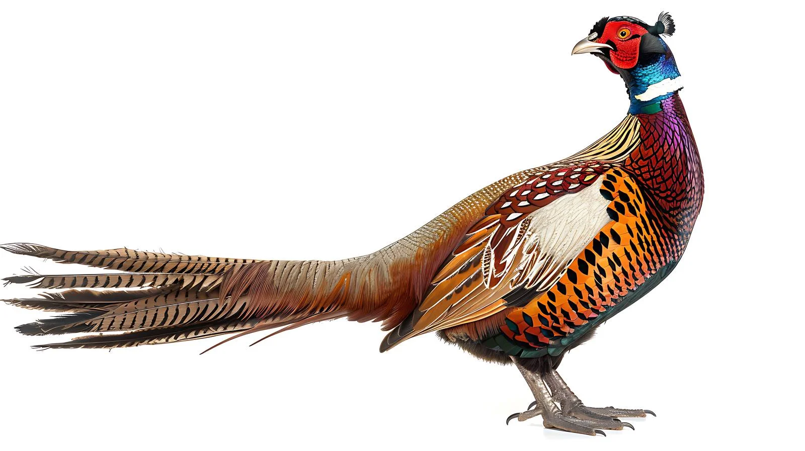 Isolated Male Ringneck Pheasant Portrait — free download from Dotvec