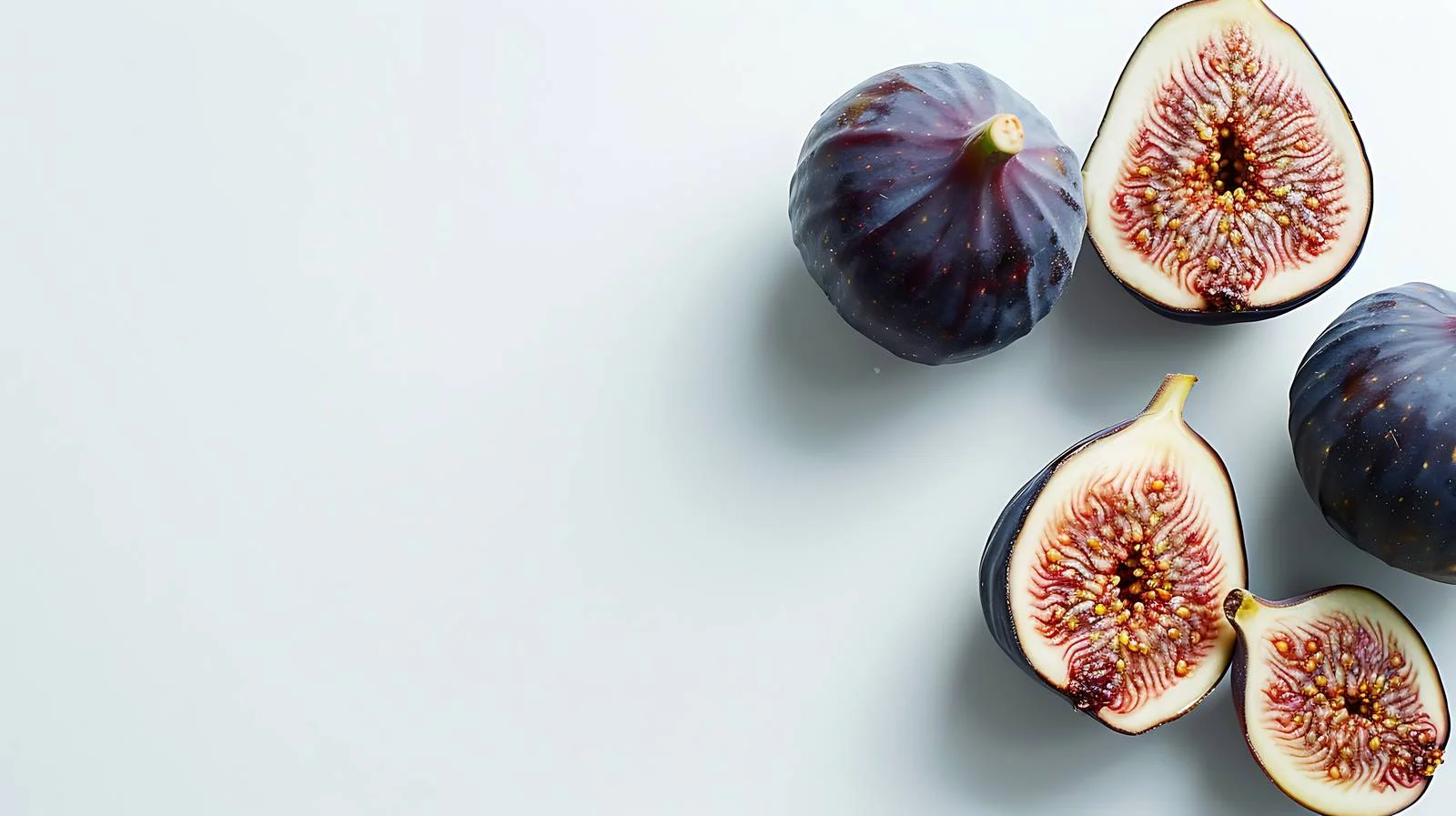 Fresh Fig on White Table — free download from Dotvec