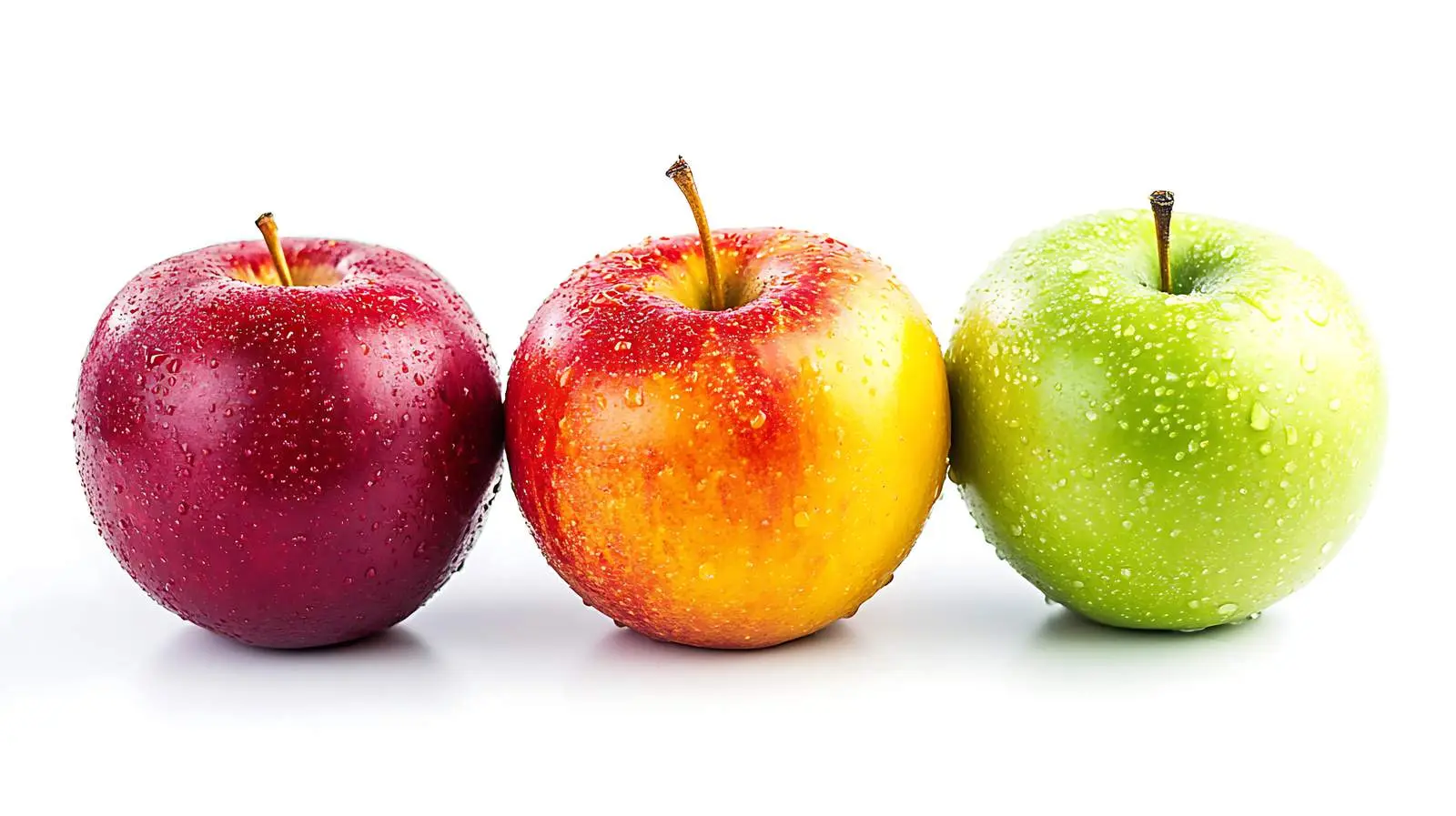 Assorted Ripe Fruits on White Background — free download from Dotvec